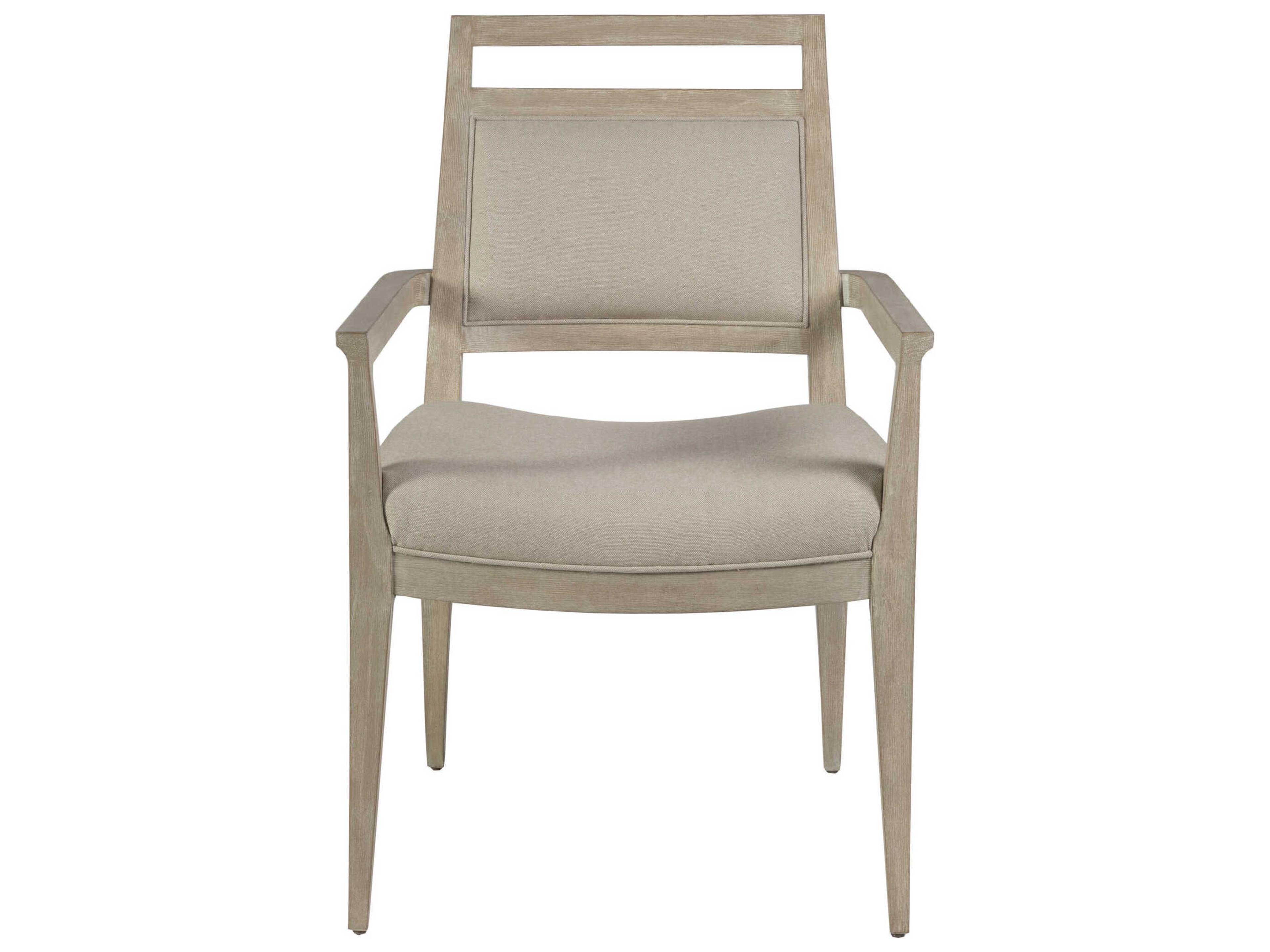 Artistica Nico Bianco Upholstered Arm Dining Chair