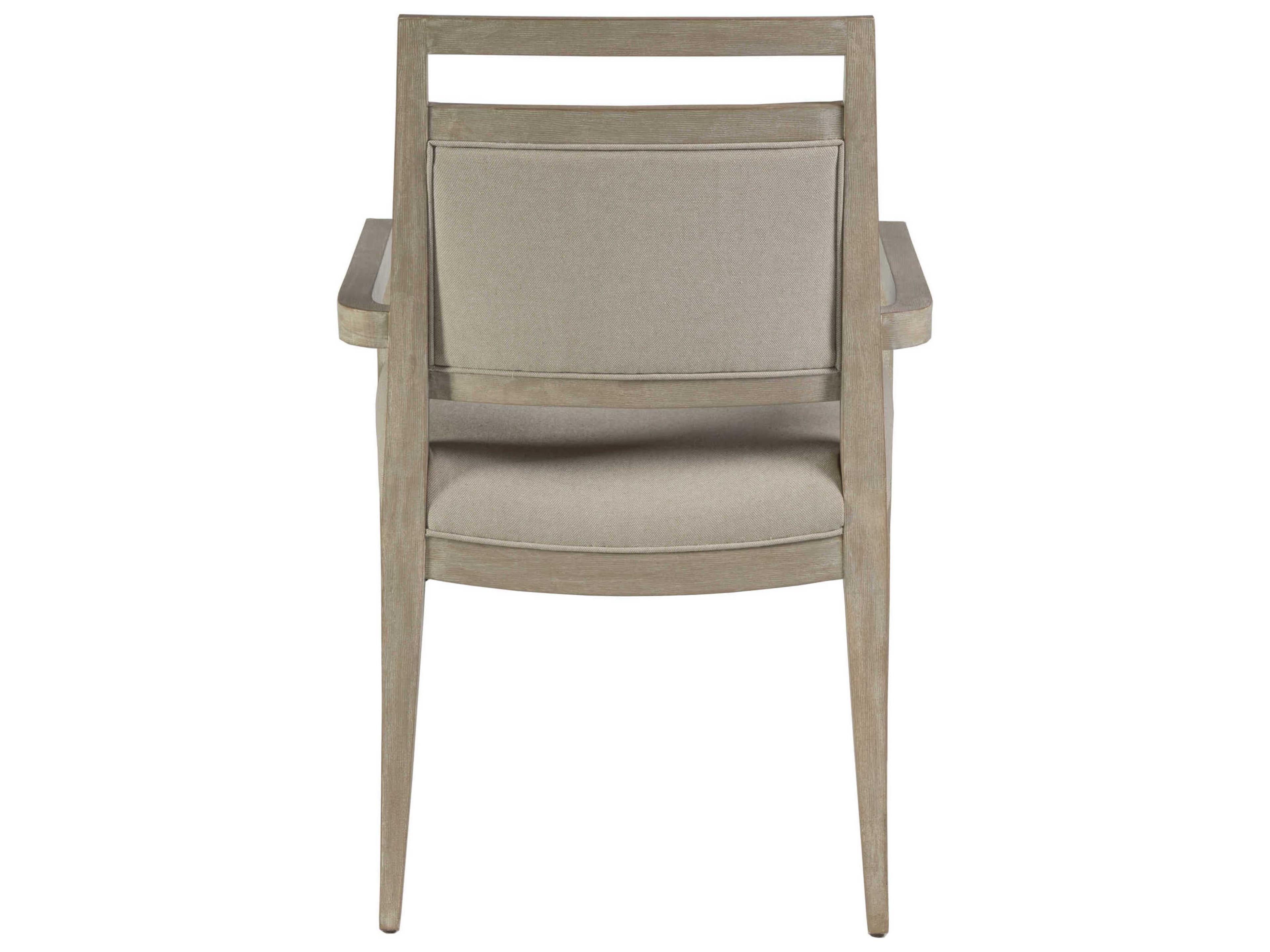 Artistica Nico Bianco Upholstered Arm Dining Chair