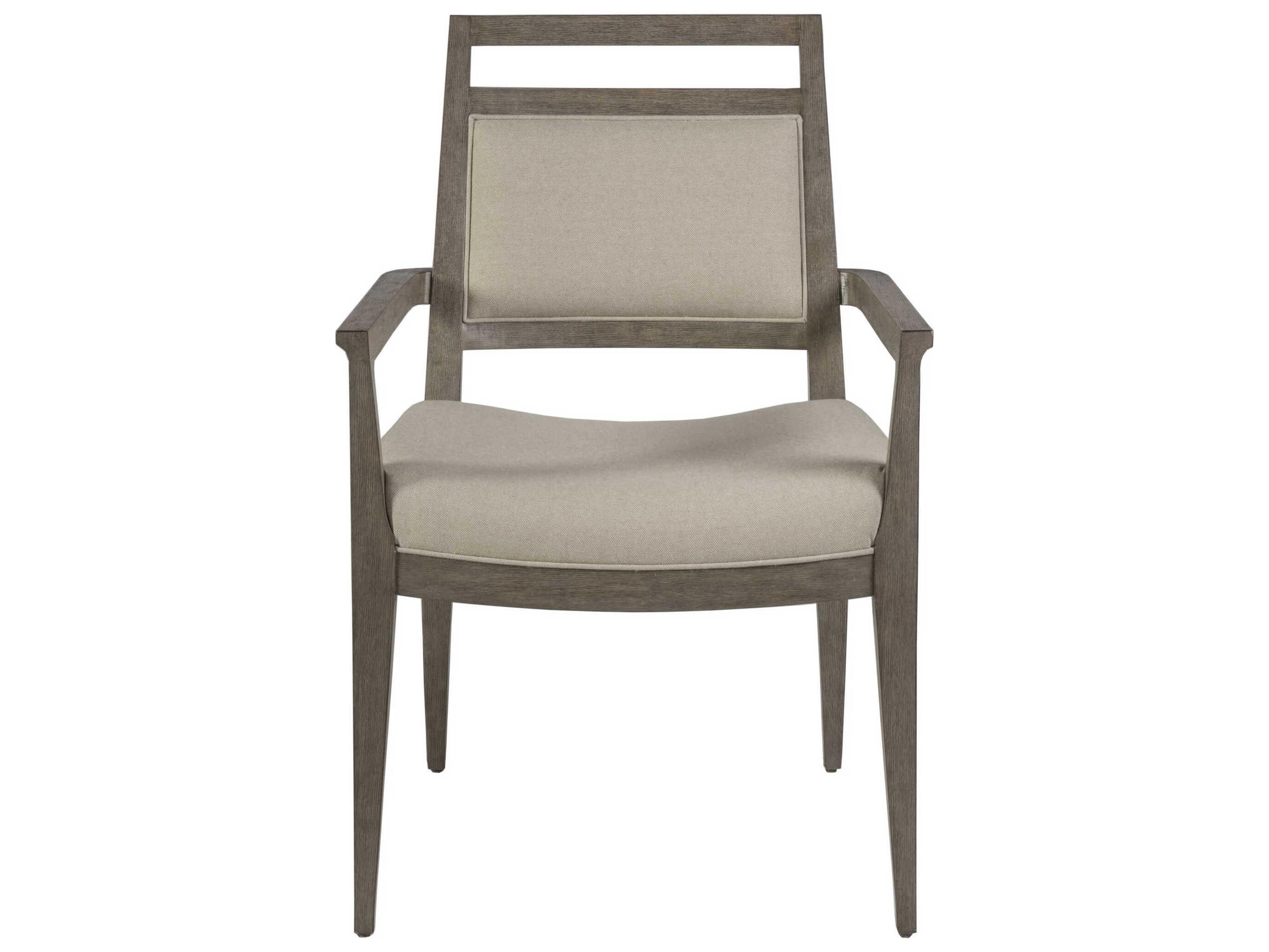 Artistica Nico Grigio Upholstered Arm Dining Chair