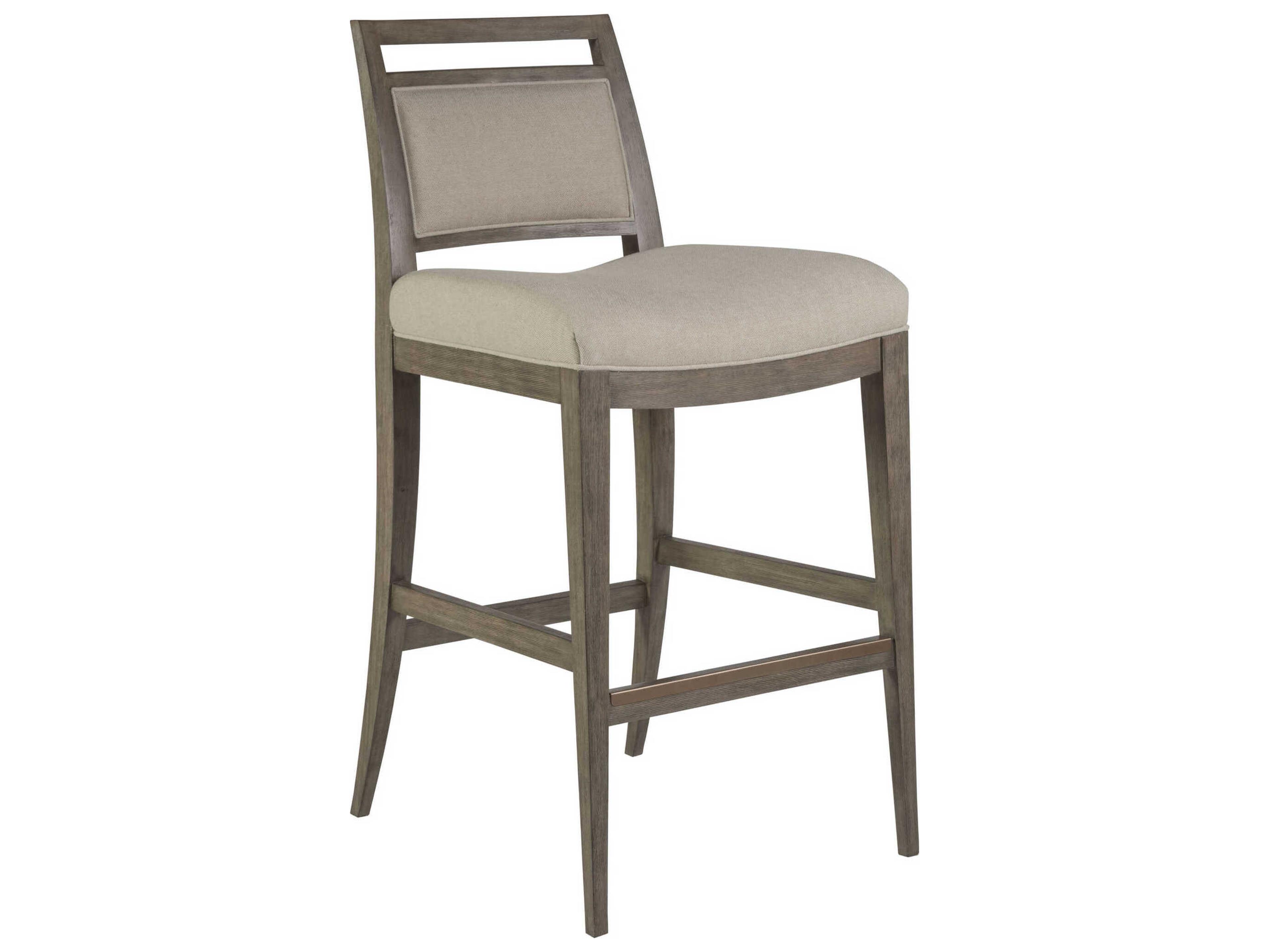 Nico Grigio Upholstered Bar Stool