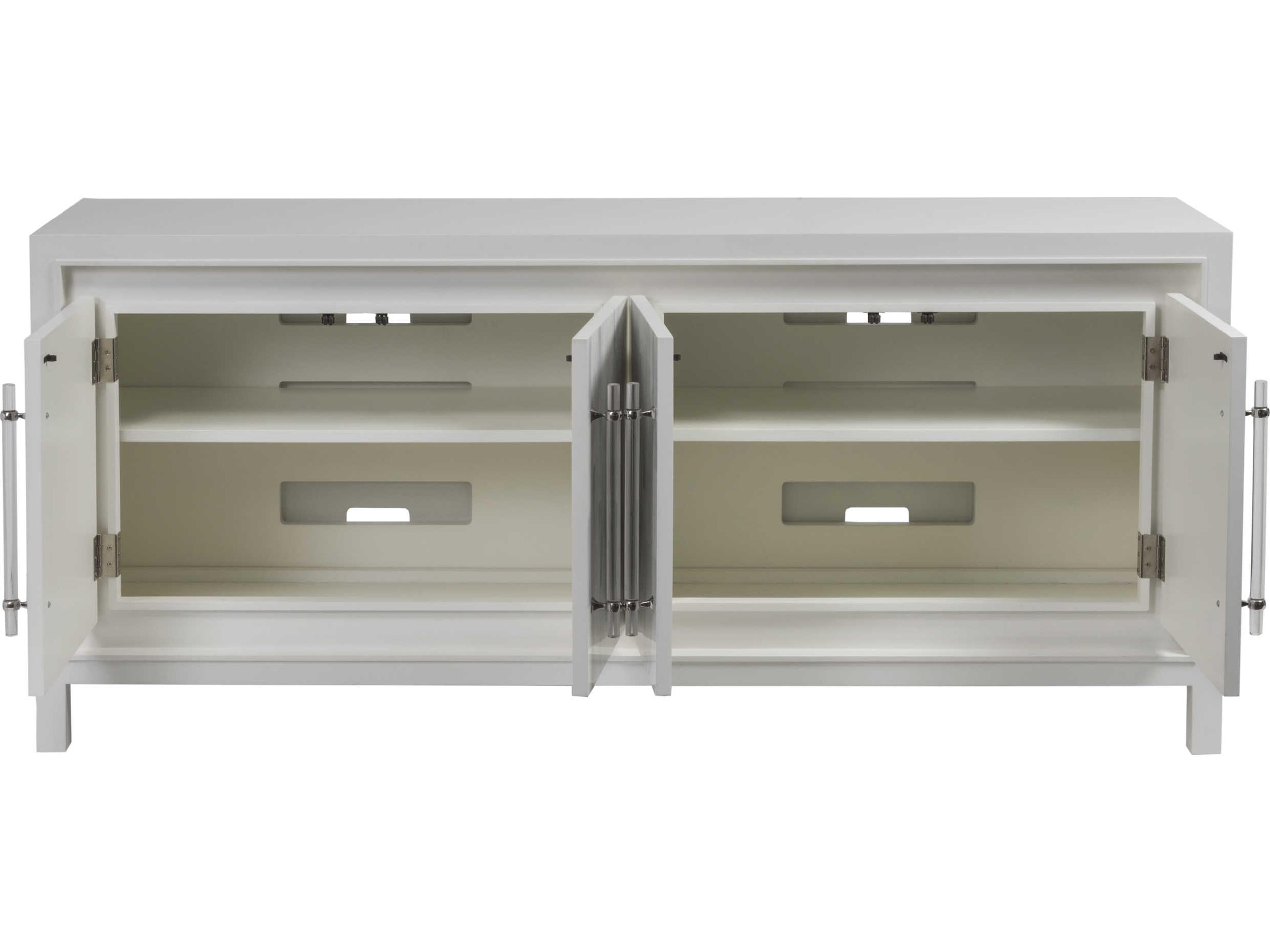 Artistica Signature Designs Elation 68" Light Gray White Bone Media Console
