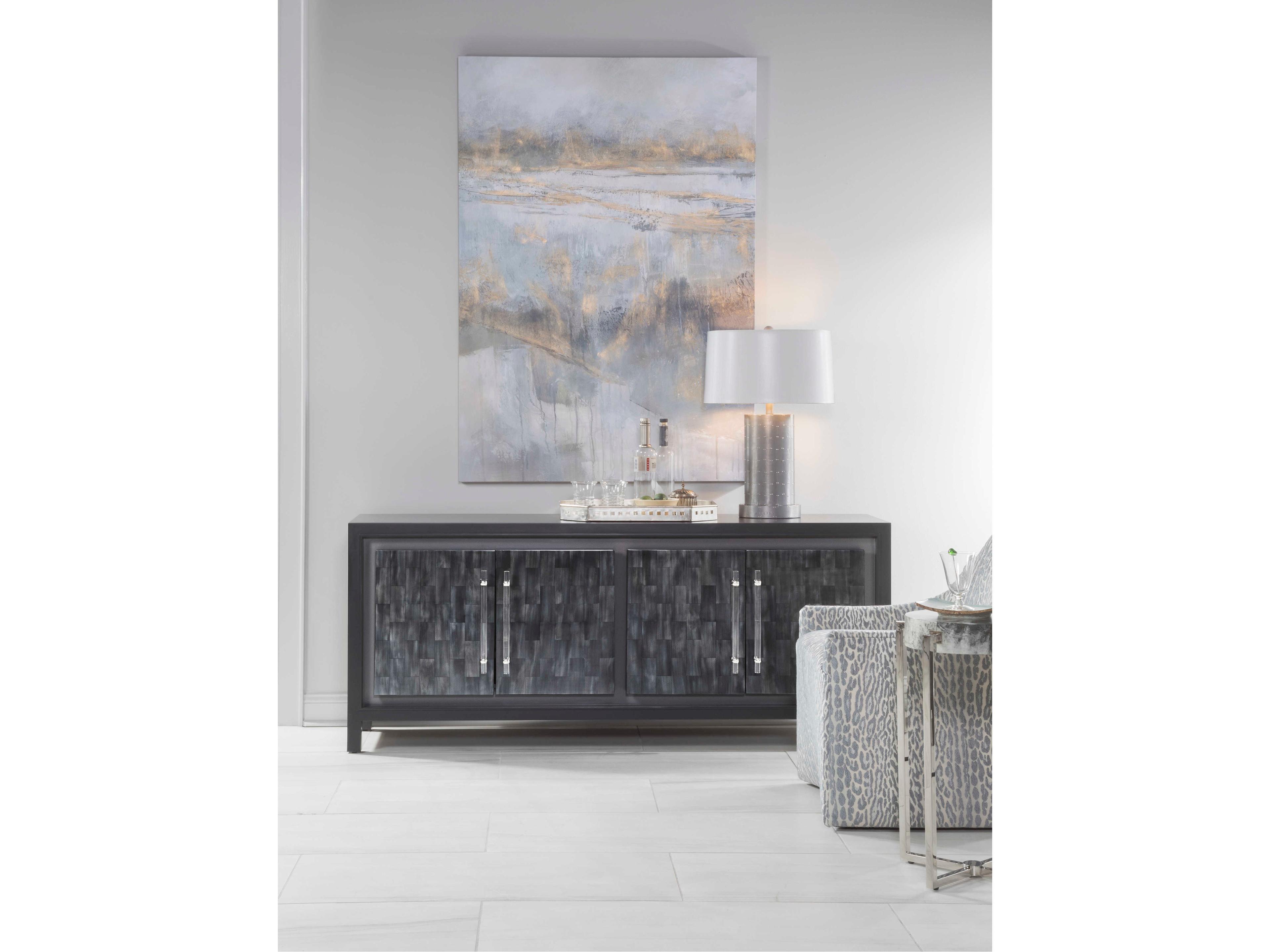 Artistica Signature Designs Elation 68" Dark Gray Bone Media Console