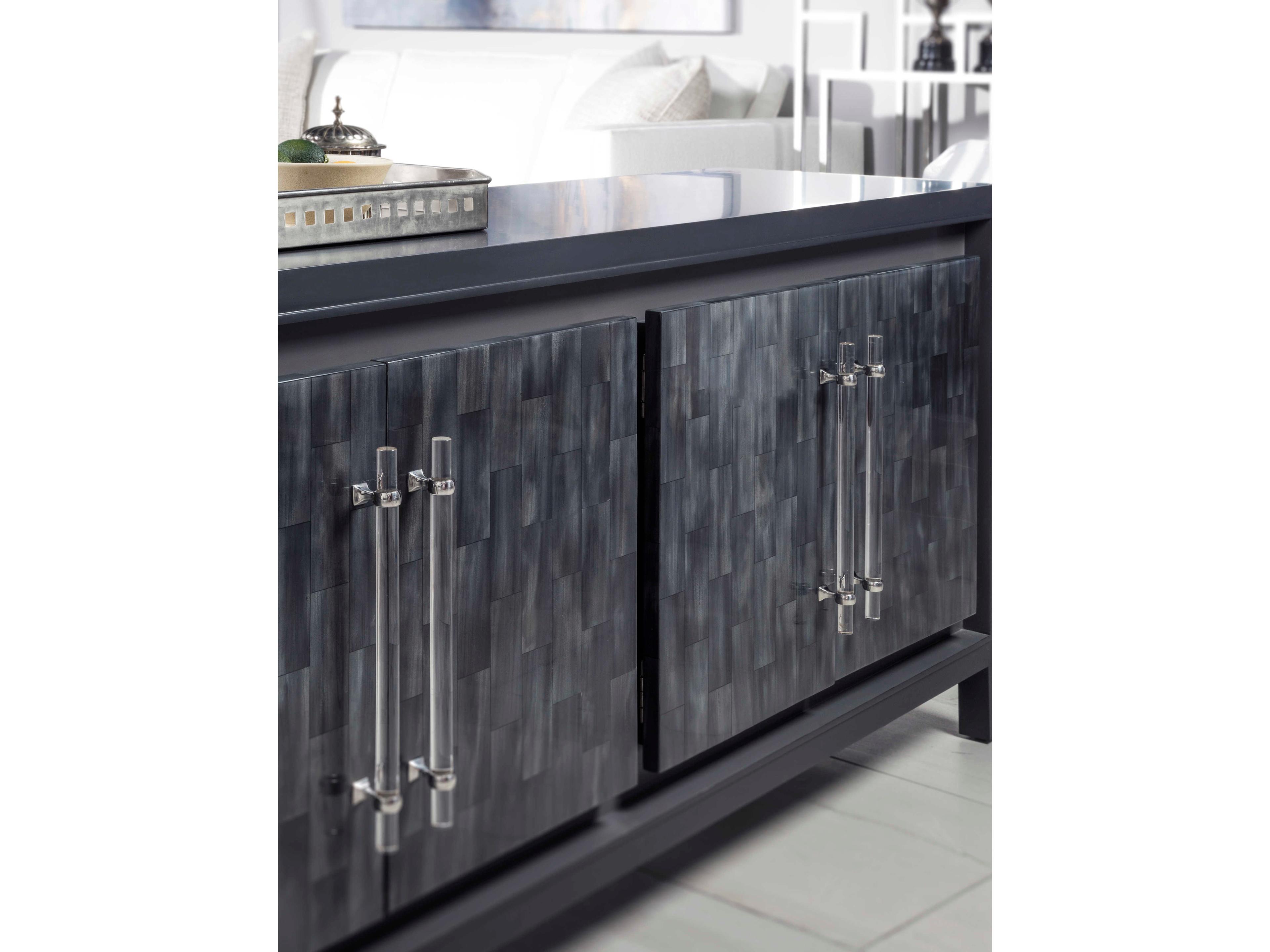 Artistica Signature Designs Elation 68" Dark Gray Bone Media Console