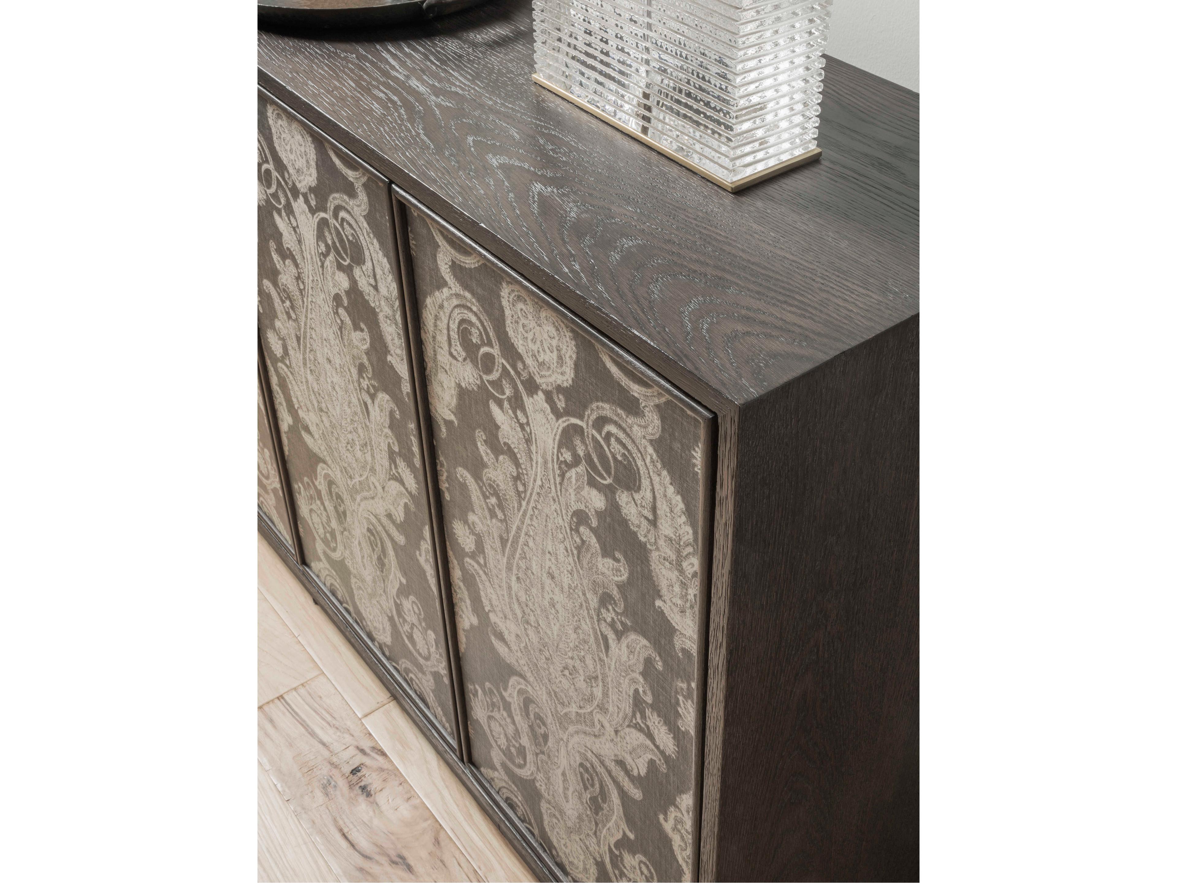 Artistica Signature Designs Venerato 66" Hardwood Mocha Brown With Satin Sheen Media Console