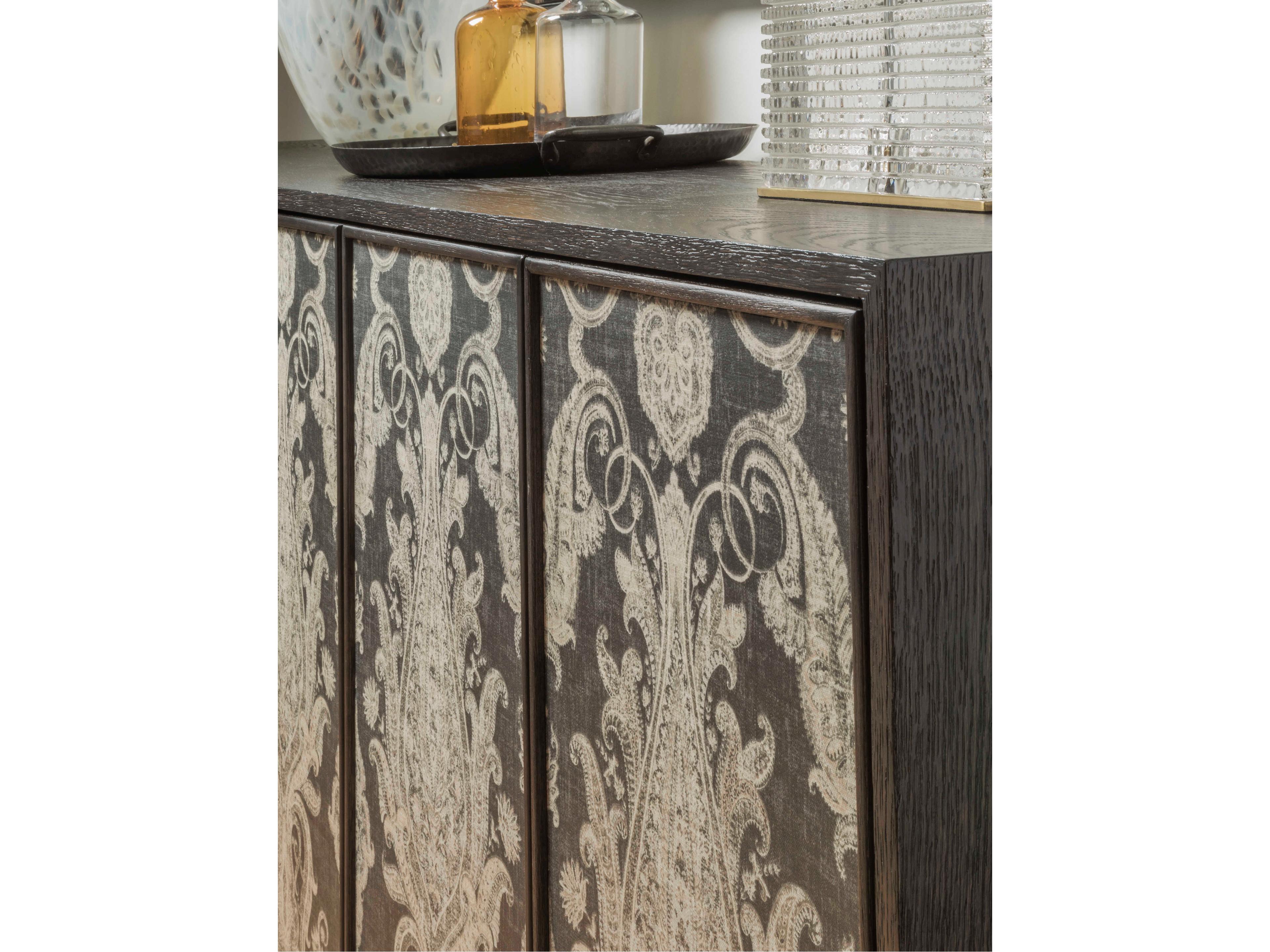 Artistica Signature Designs Venerato Long 98" Hardwood Mocha Brown With Satin Sheen Media Console