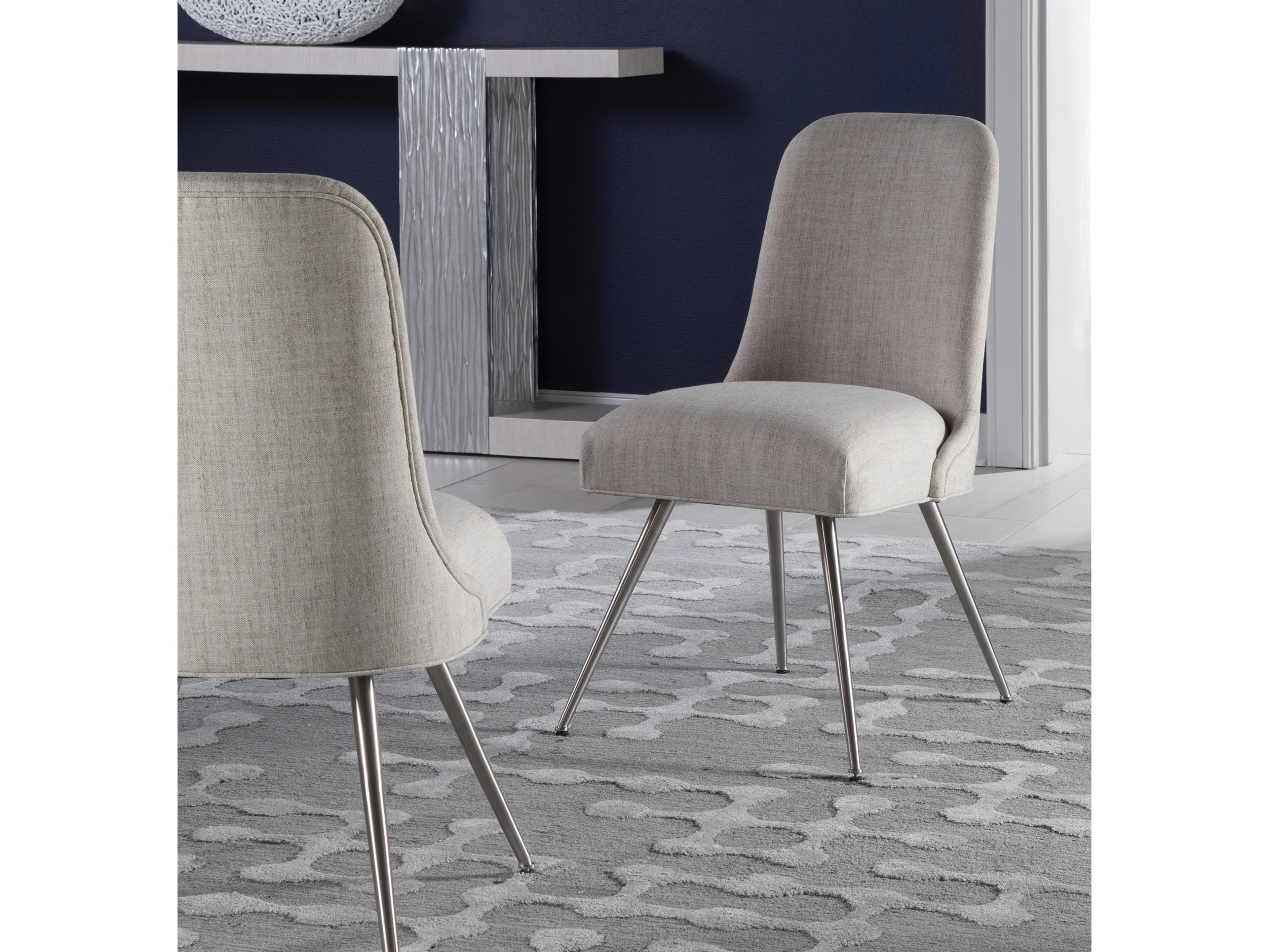 Artistica Signature Designs Dinah Gray Upholstered Side Dining Chair