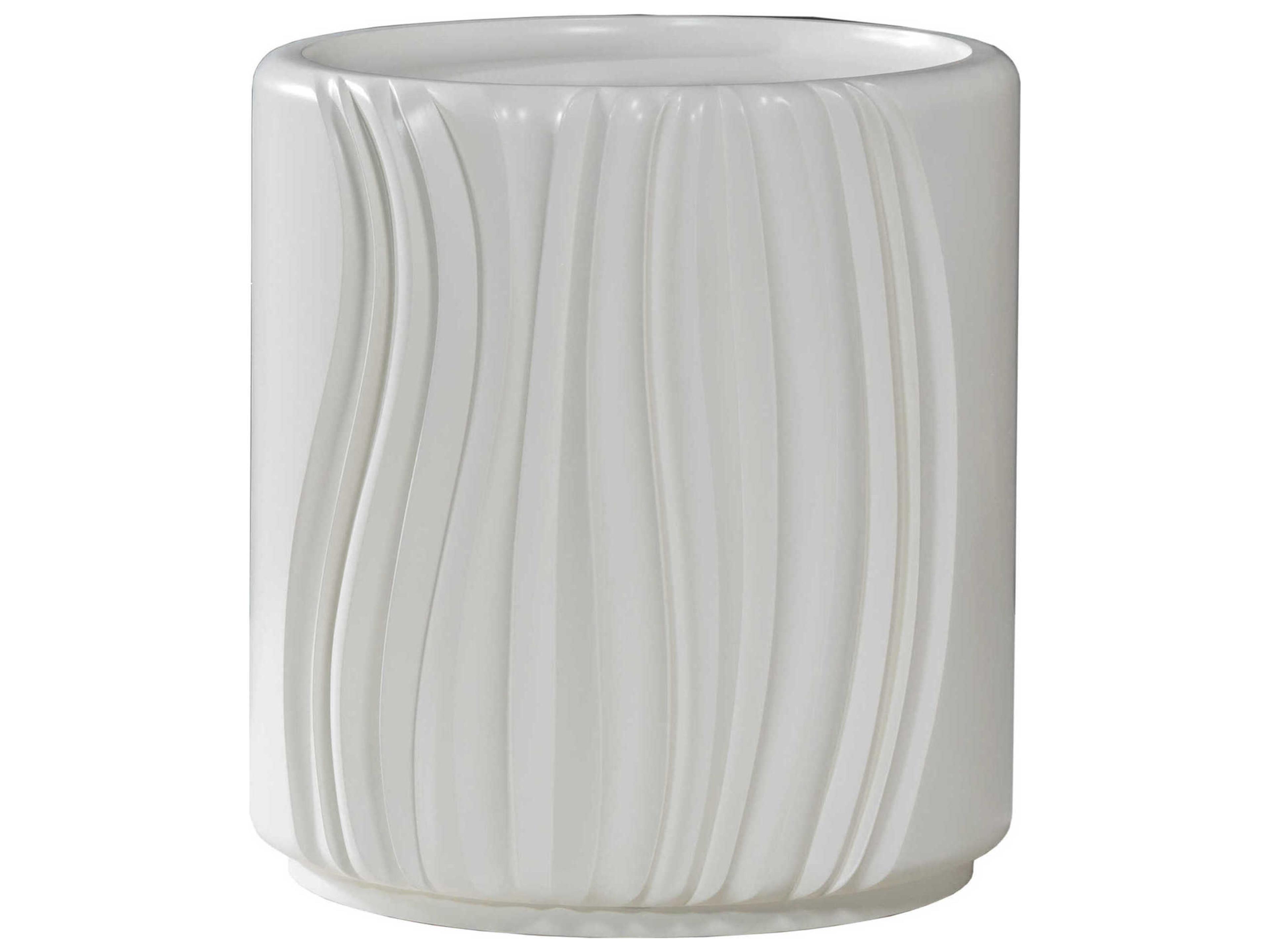 Artistica Signature Designs Volante Round Resin Ivory End Table