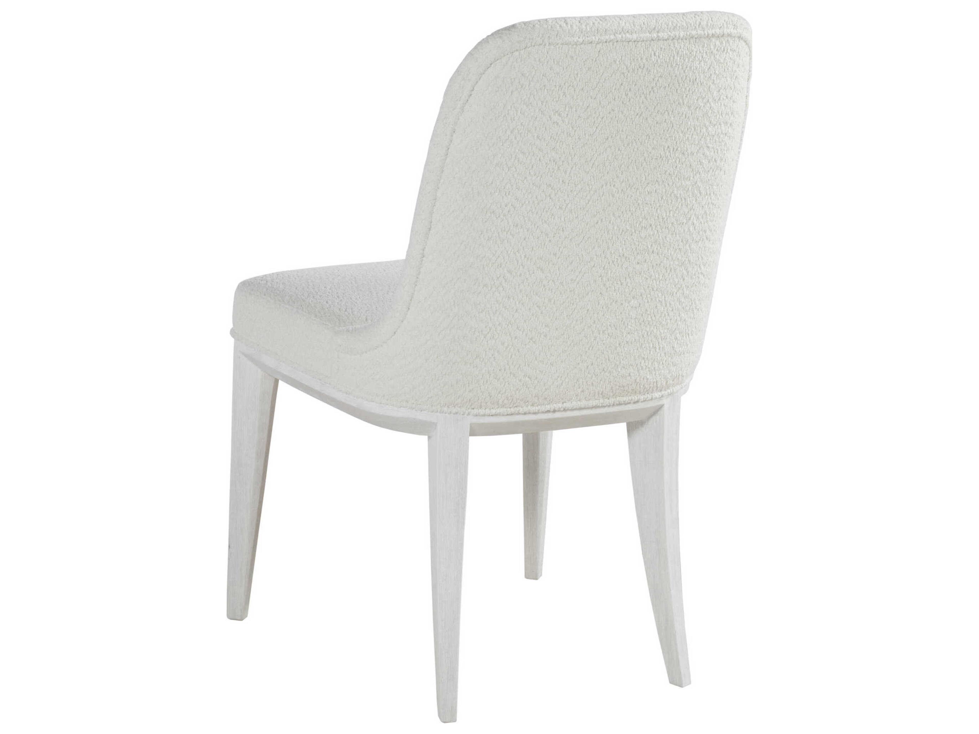 Artistica Marcel Mahogany Wood Upholstered Armless Dining Chair