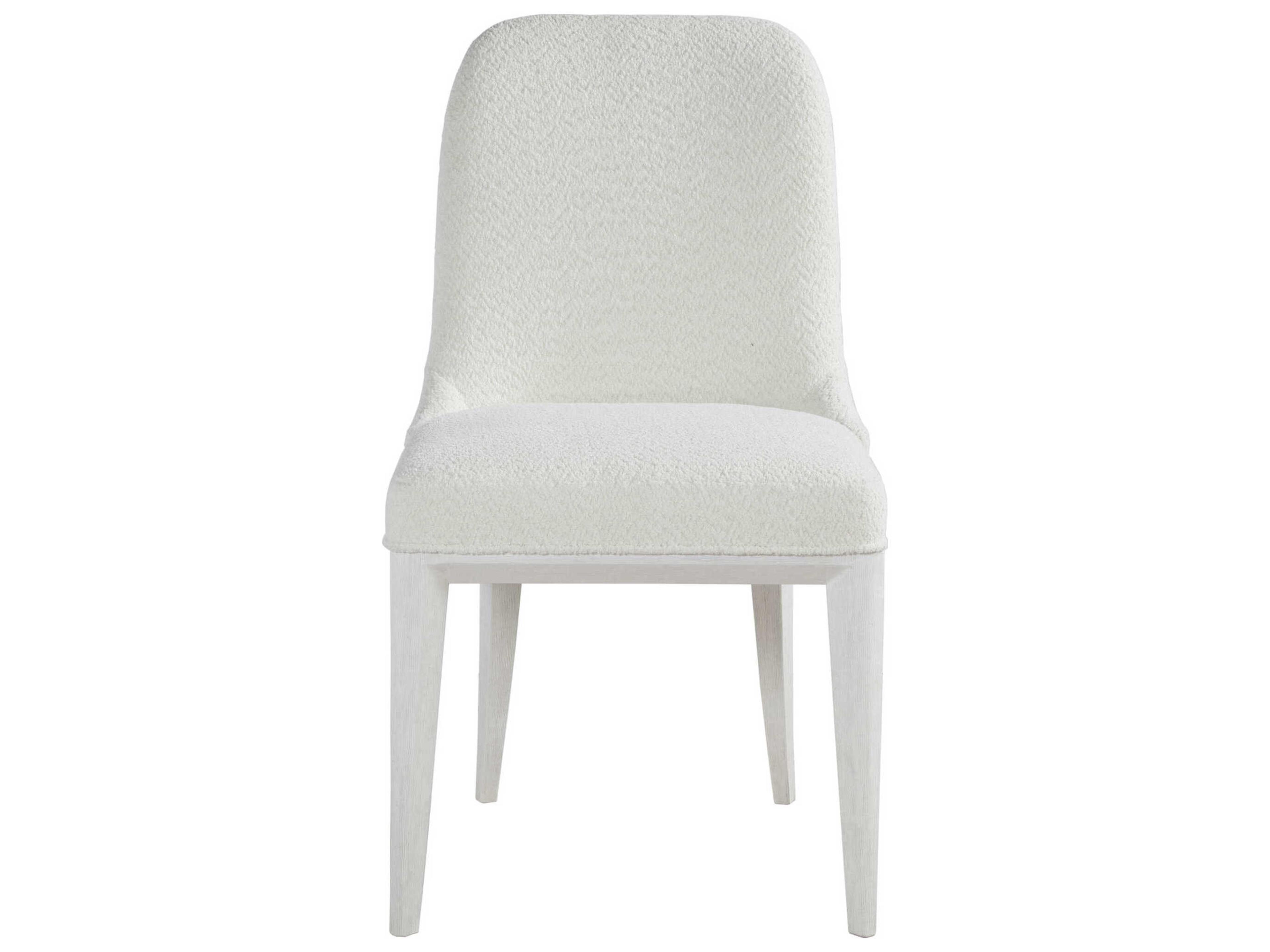 Artistica Marcel Mahogany Wood Upholstered Armless Dining Chair