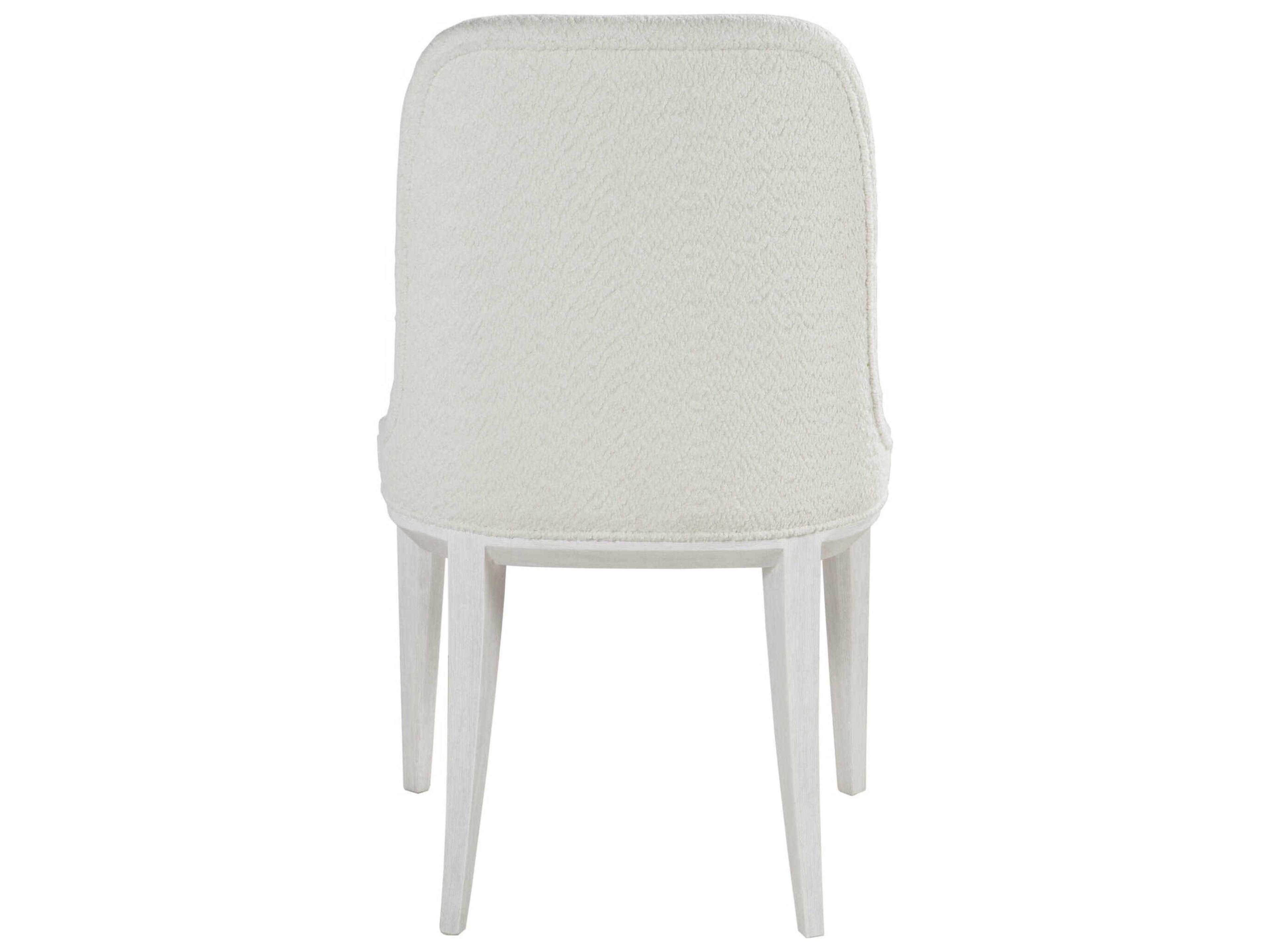 Artistica Marcel Mahogany Wood Upholstered Armless Dining Chair