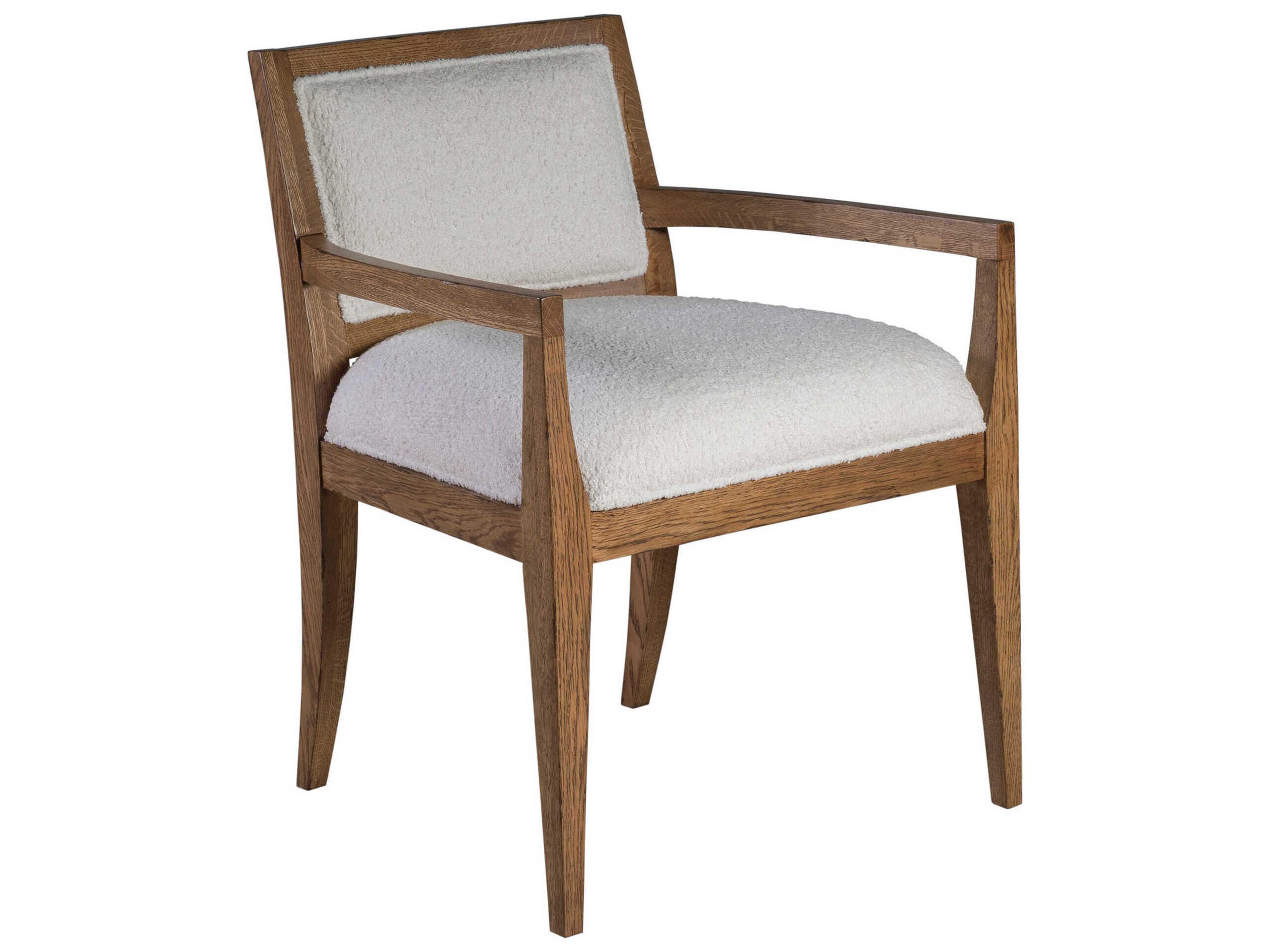 Barnaby Brown Upholstered Arm Dining Chair