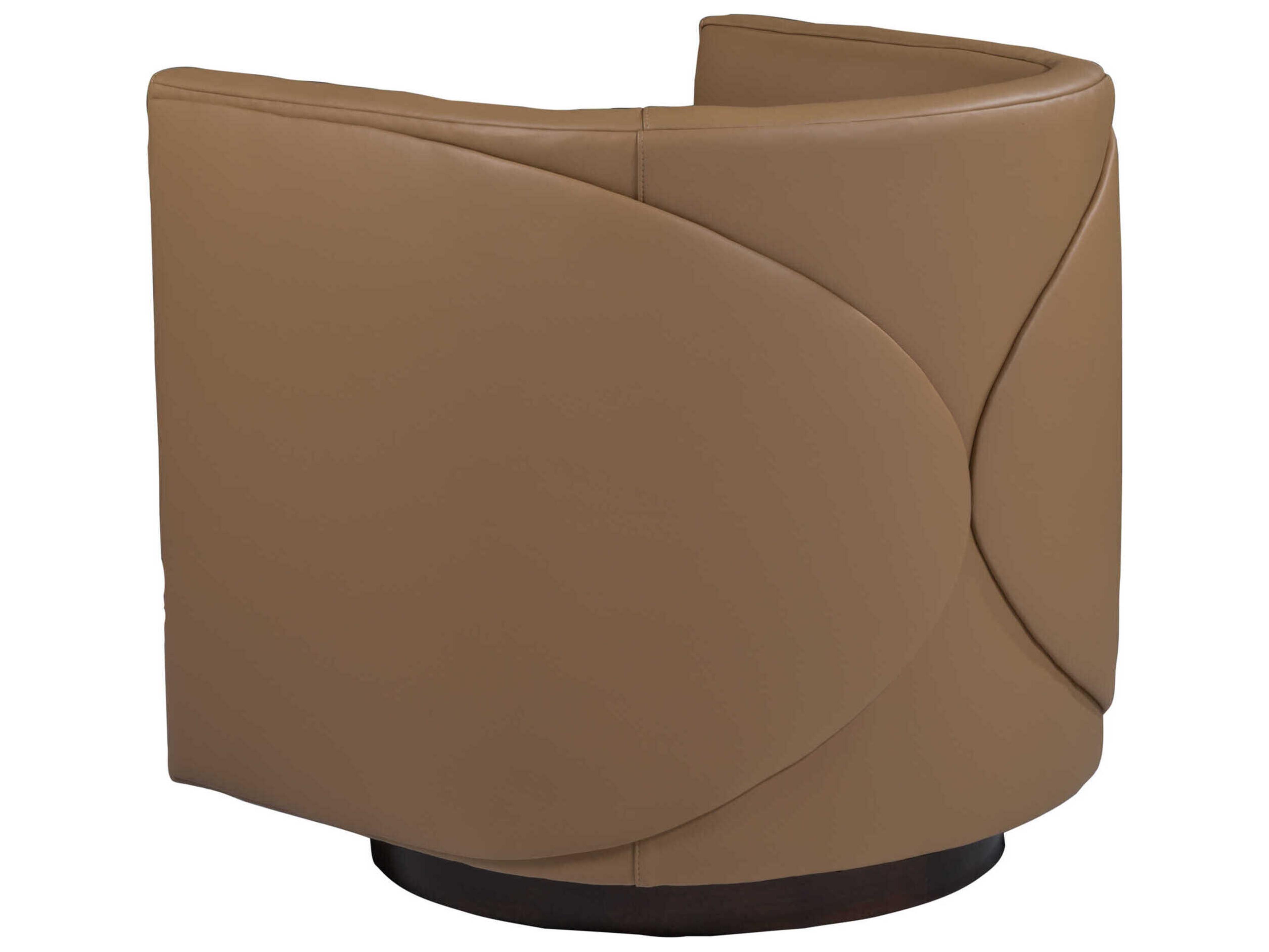 Artistica Ingrid Swivel Leather Accent Chair