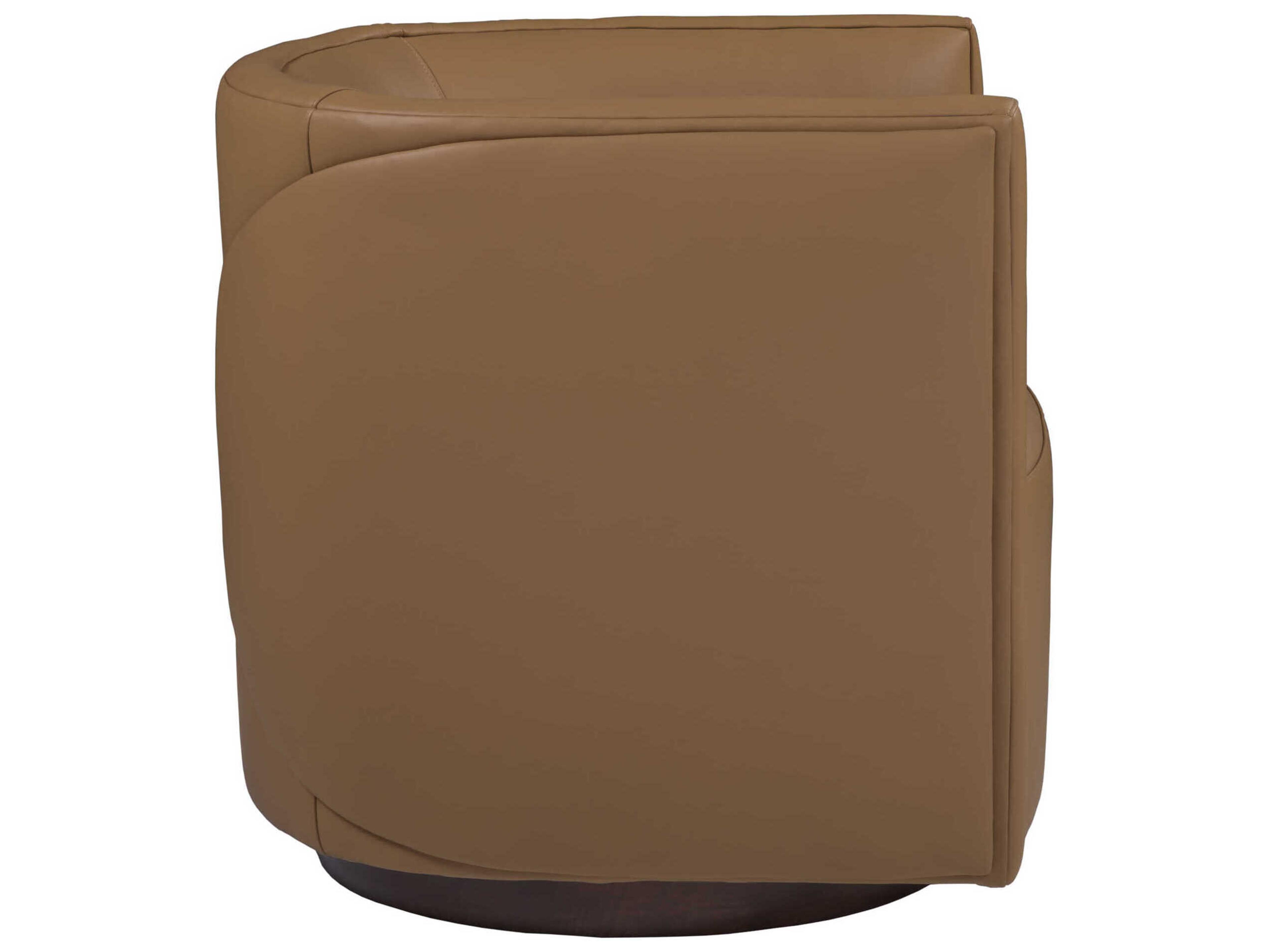 Artistica Ingrid Swivel Leather Accent Chair