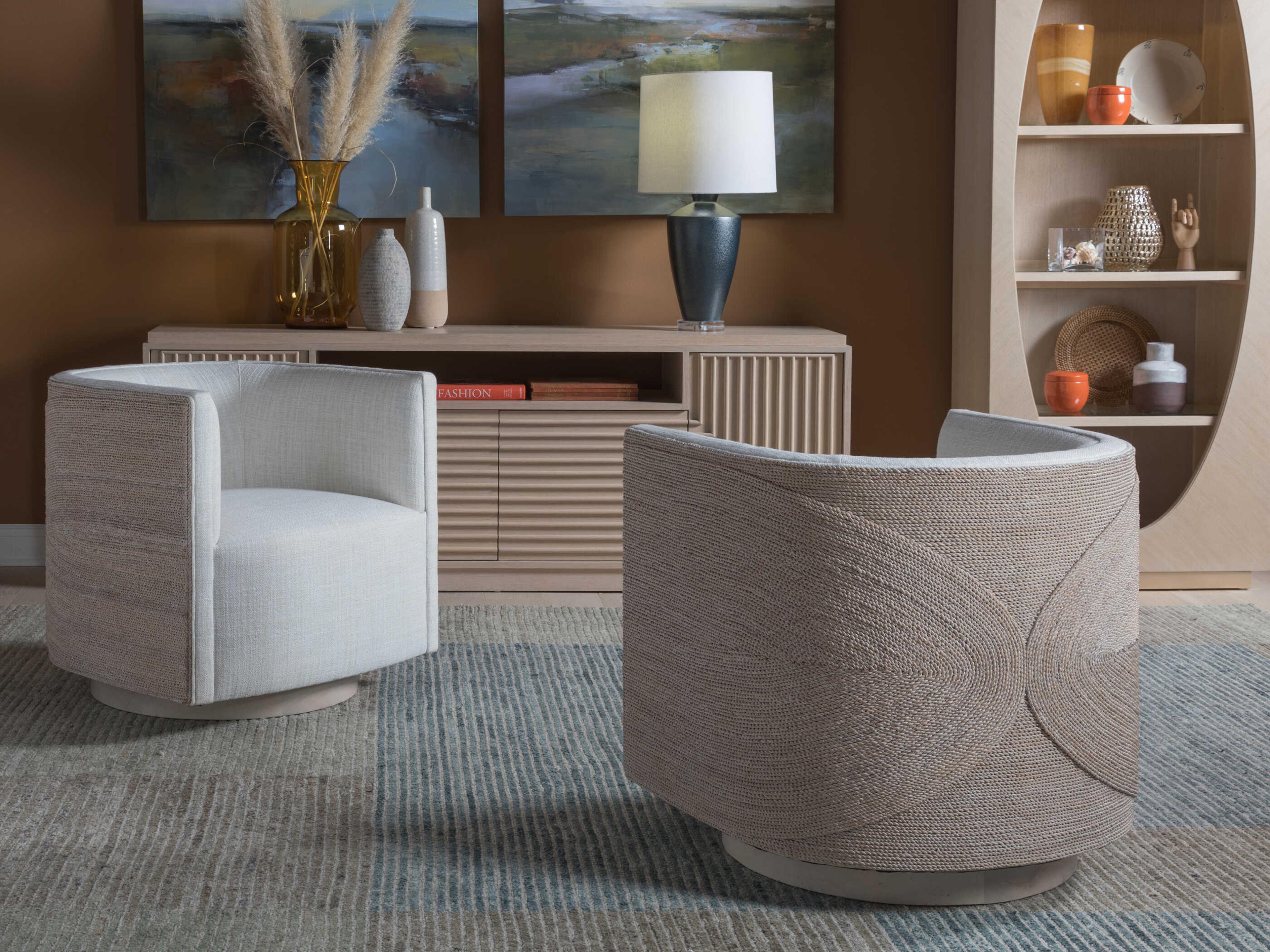 Artistica Ingrid Swivel Accent Chair