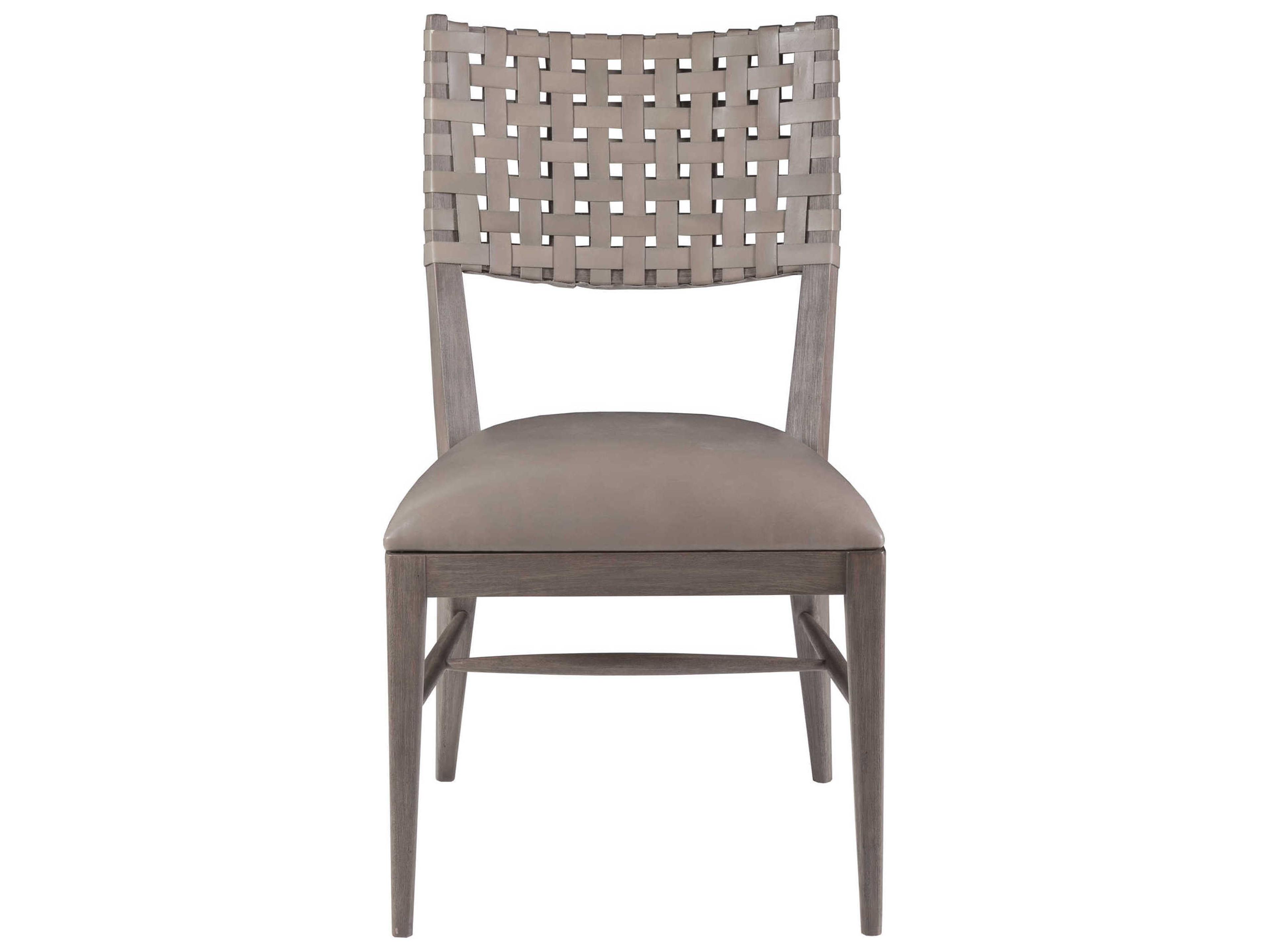 Artistica Milo Grigio Mahogany Wood Upholstered Armless Dining Chair