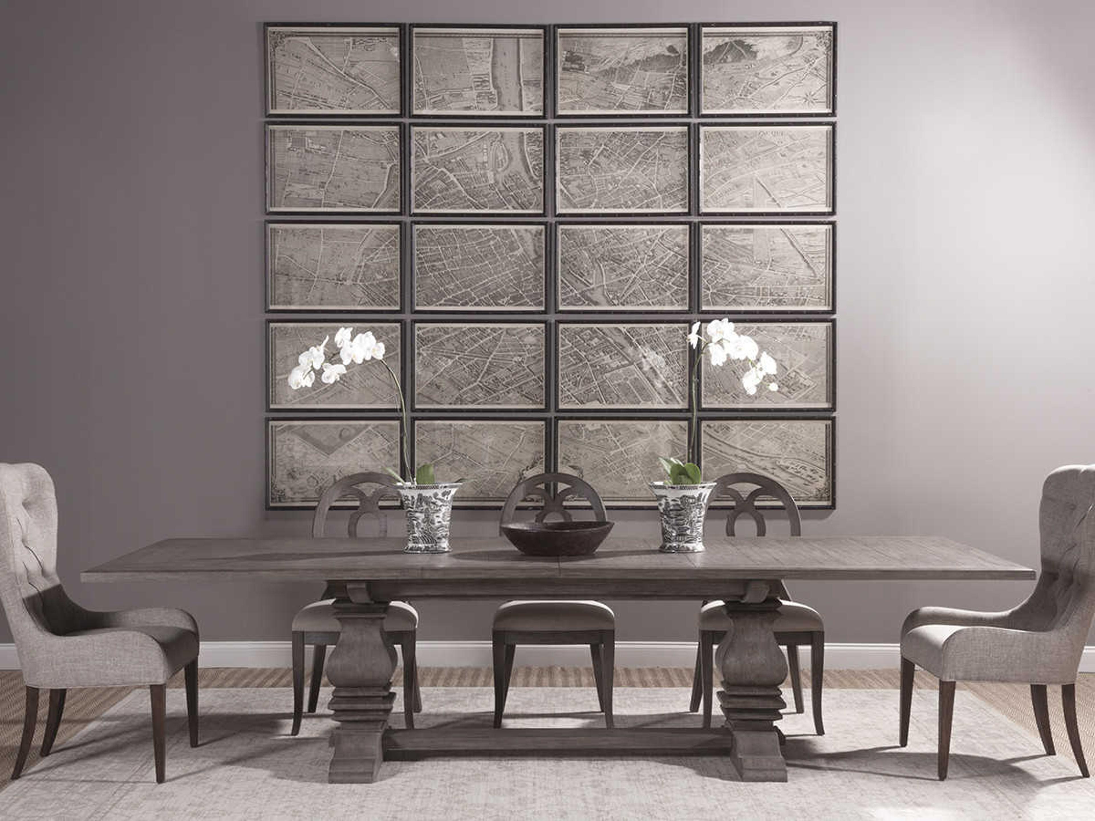 Artistica Axiom Rectangular Wood Grigio Dining Table