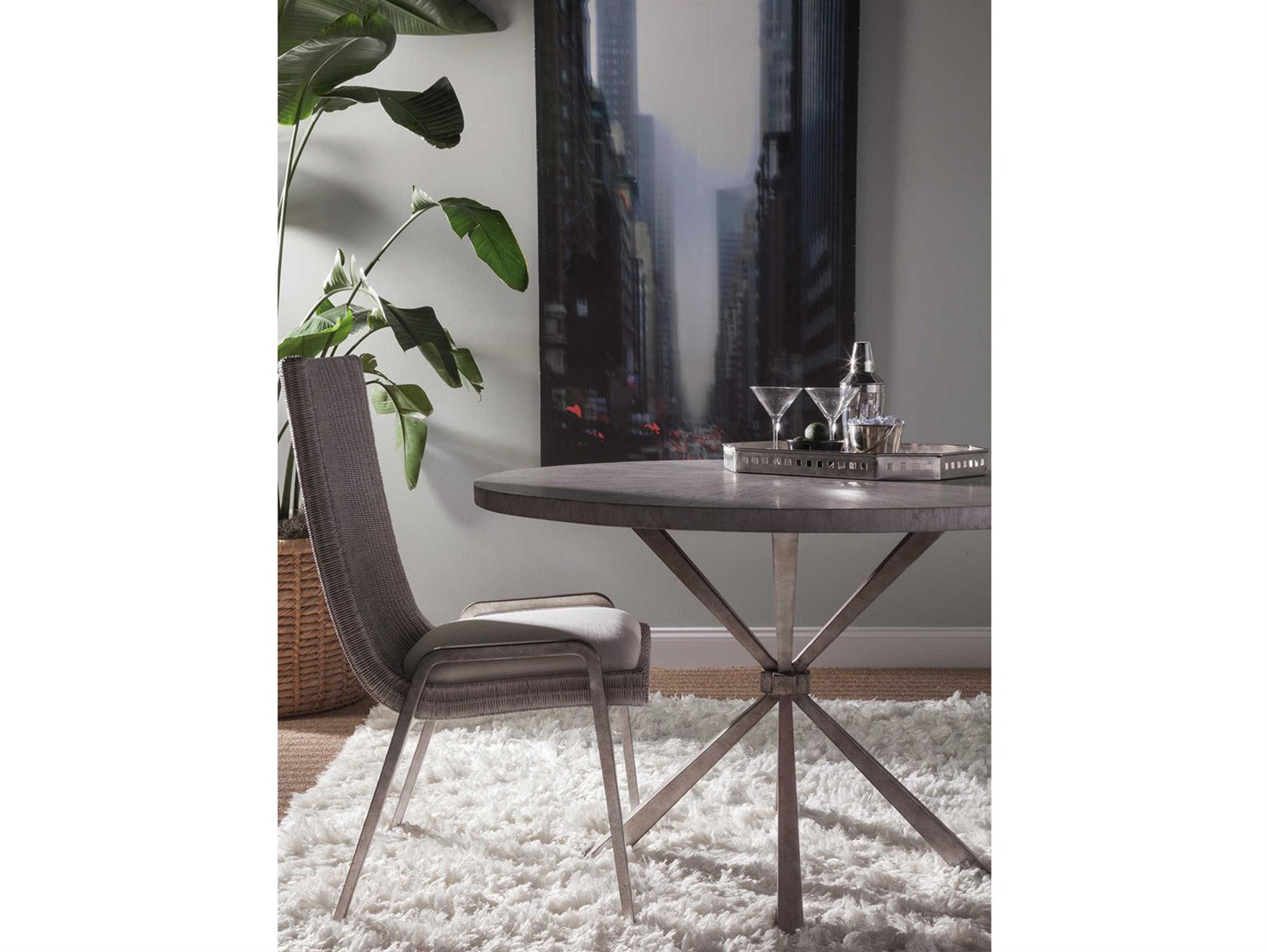 Artistica Iteration Upholstered Armless Dining Chair