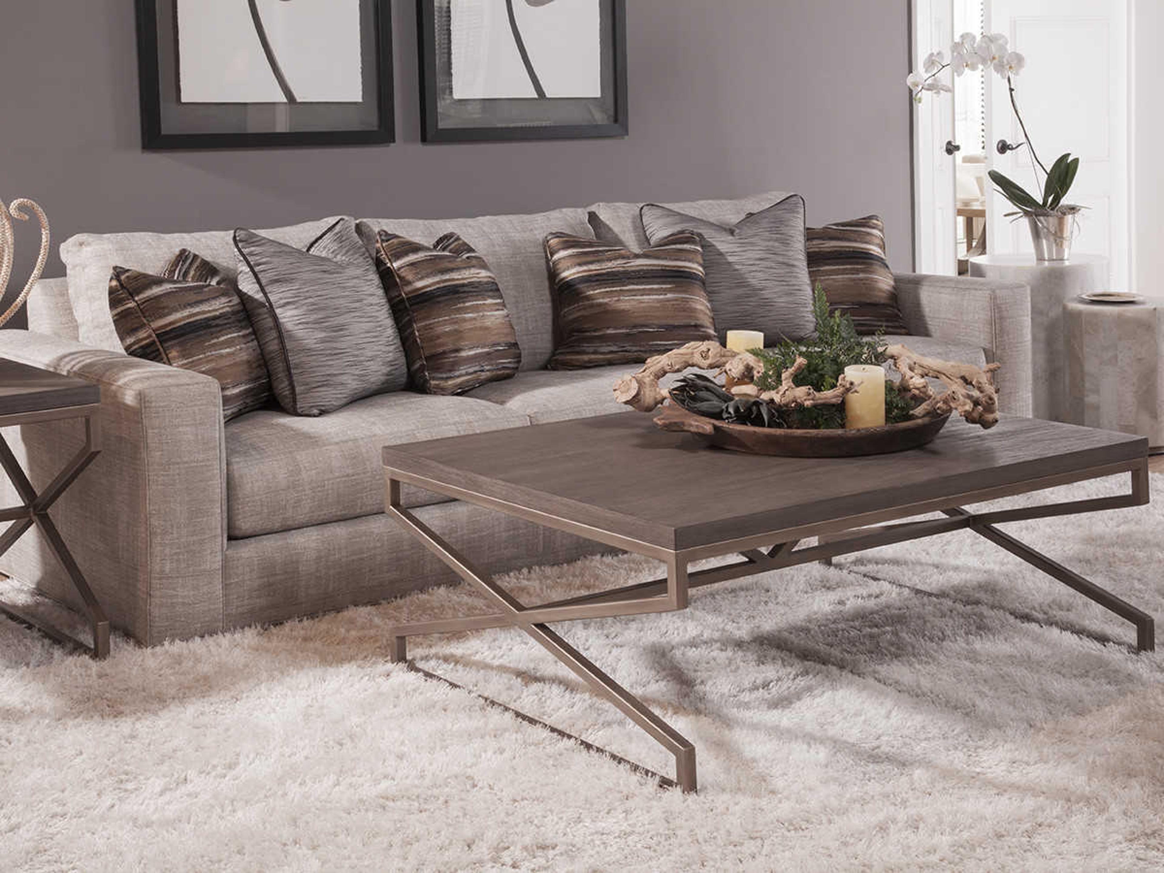 Artistica Edict Rectangular Wood Grigio Cocktail Table