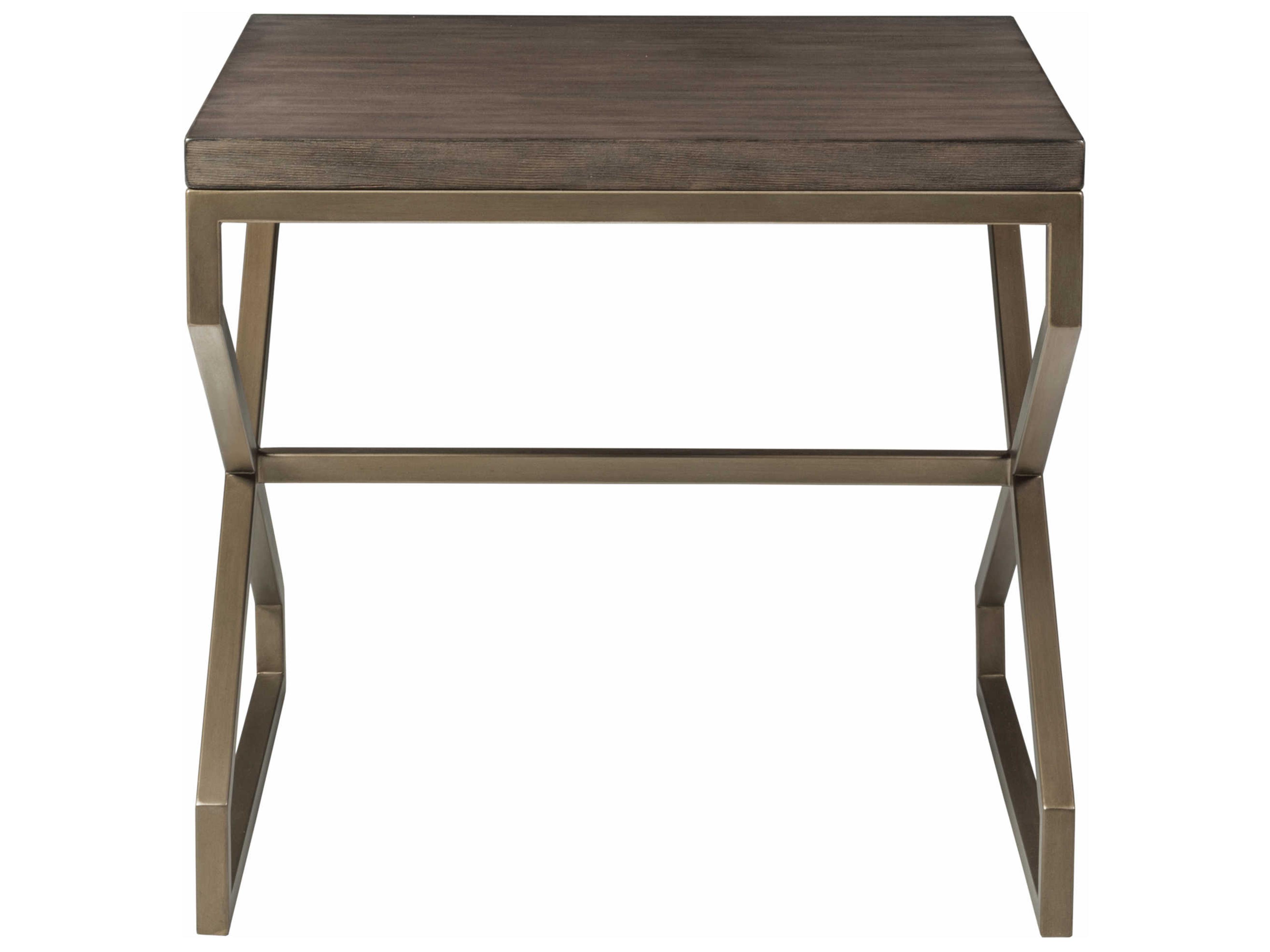 Artistica Cohesion Program Edict Square Wood Antico End Table