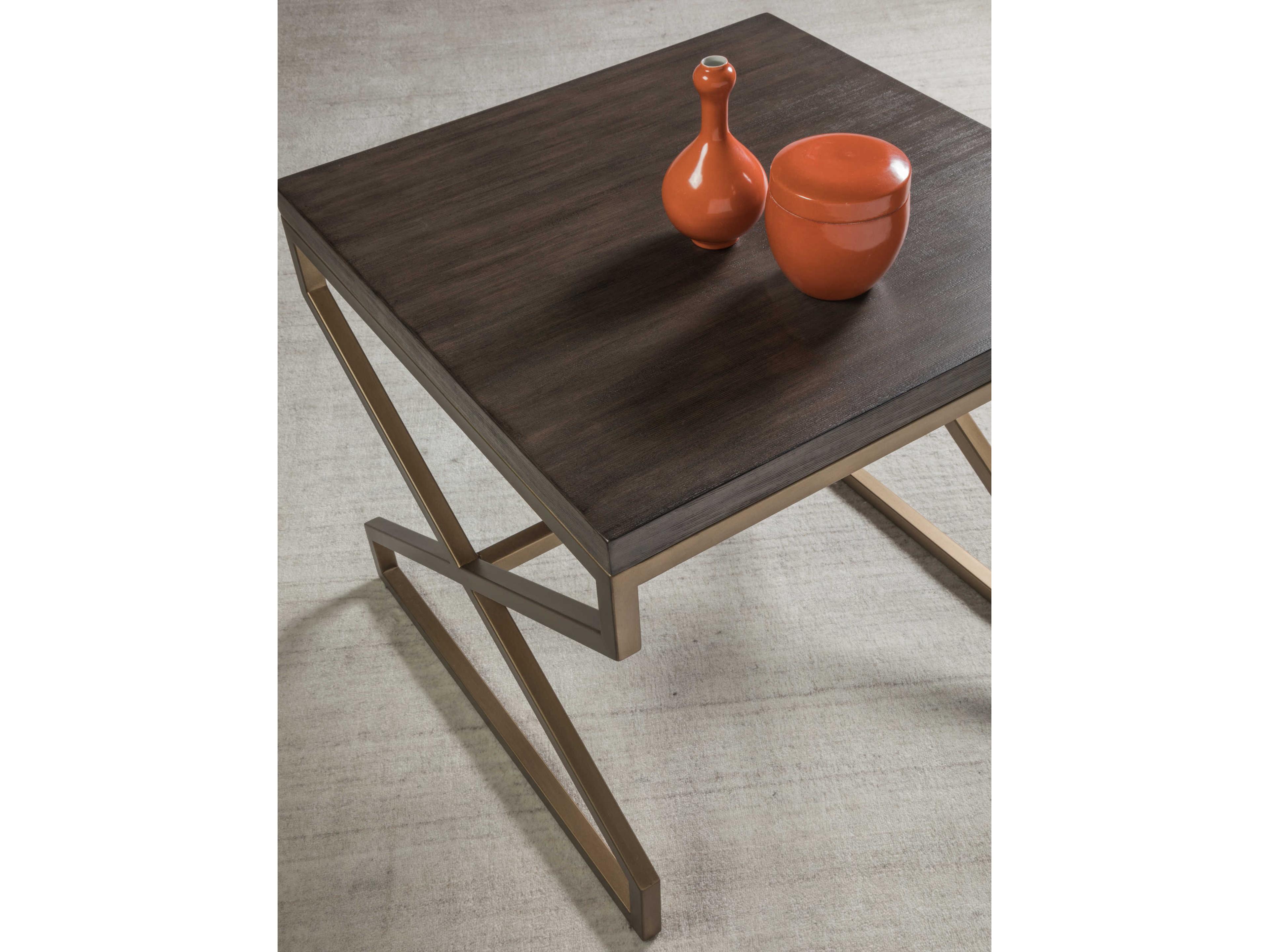 Artistica Cohesion Program Edict Square Wood Antico End Table