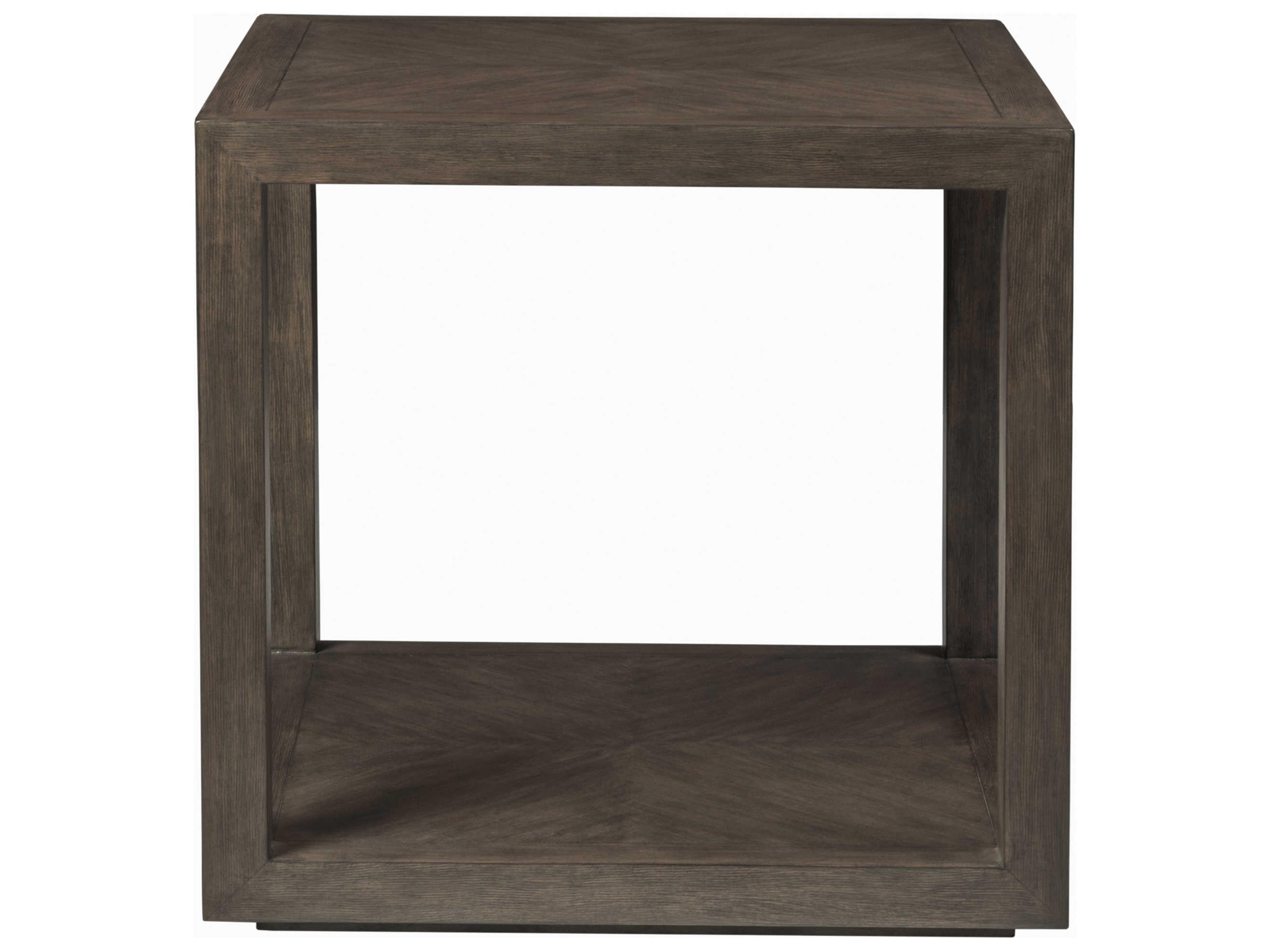 Artistica Cohesion Program Credence Square Wood Antico End Table
