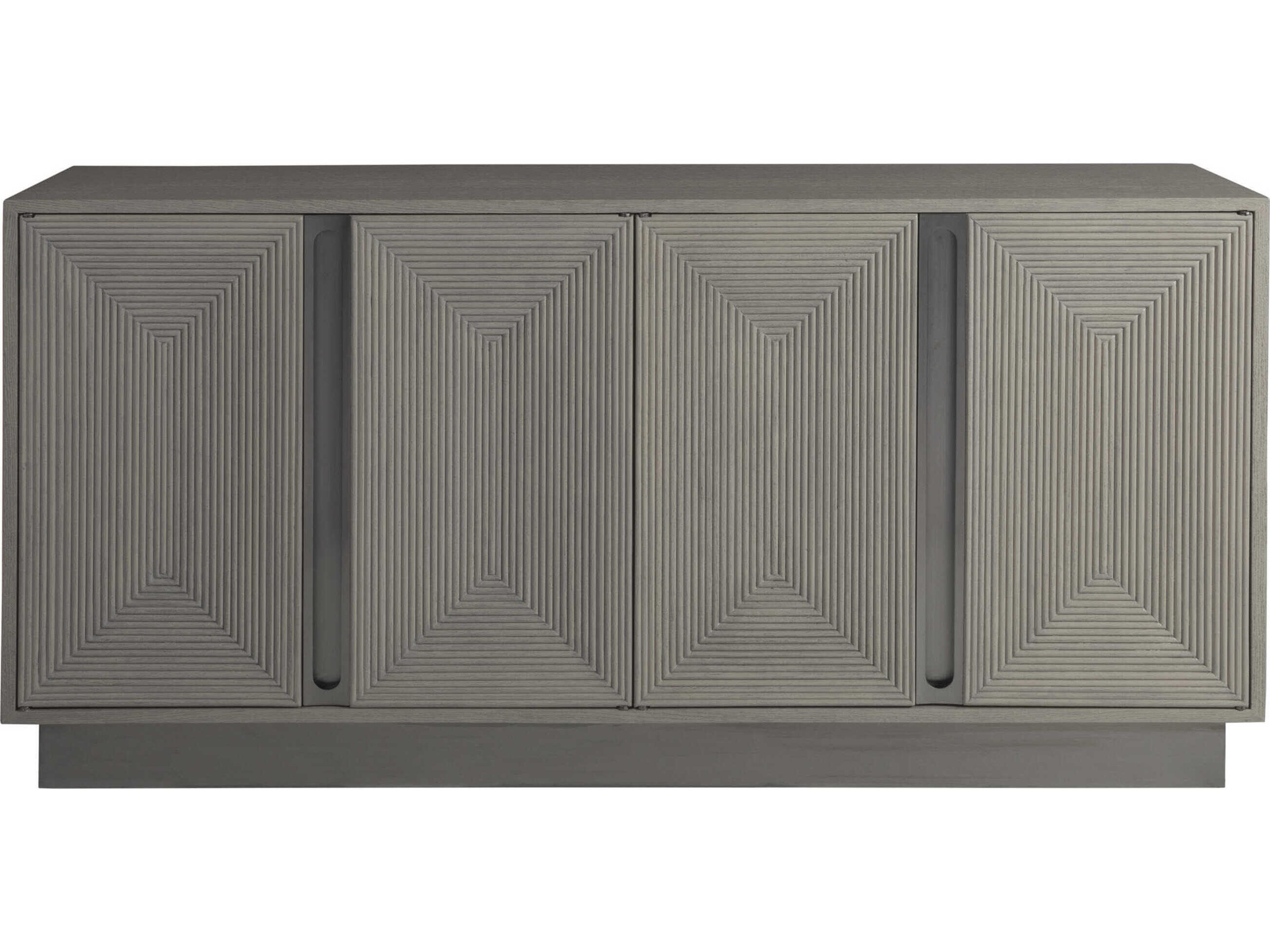 Artistica Gradient 68" Antiqued White Media Console