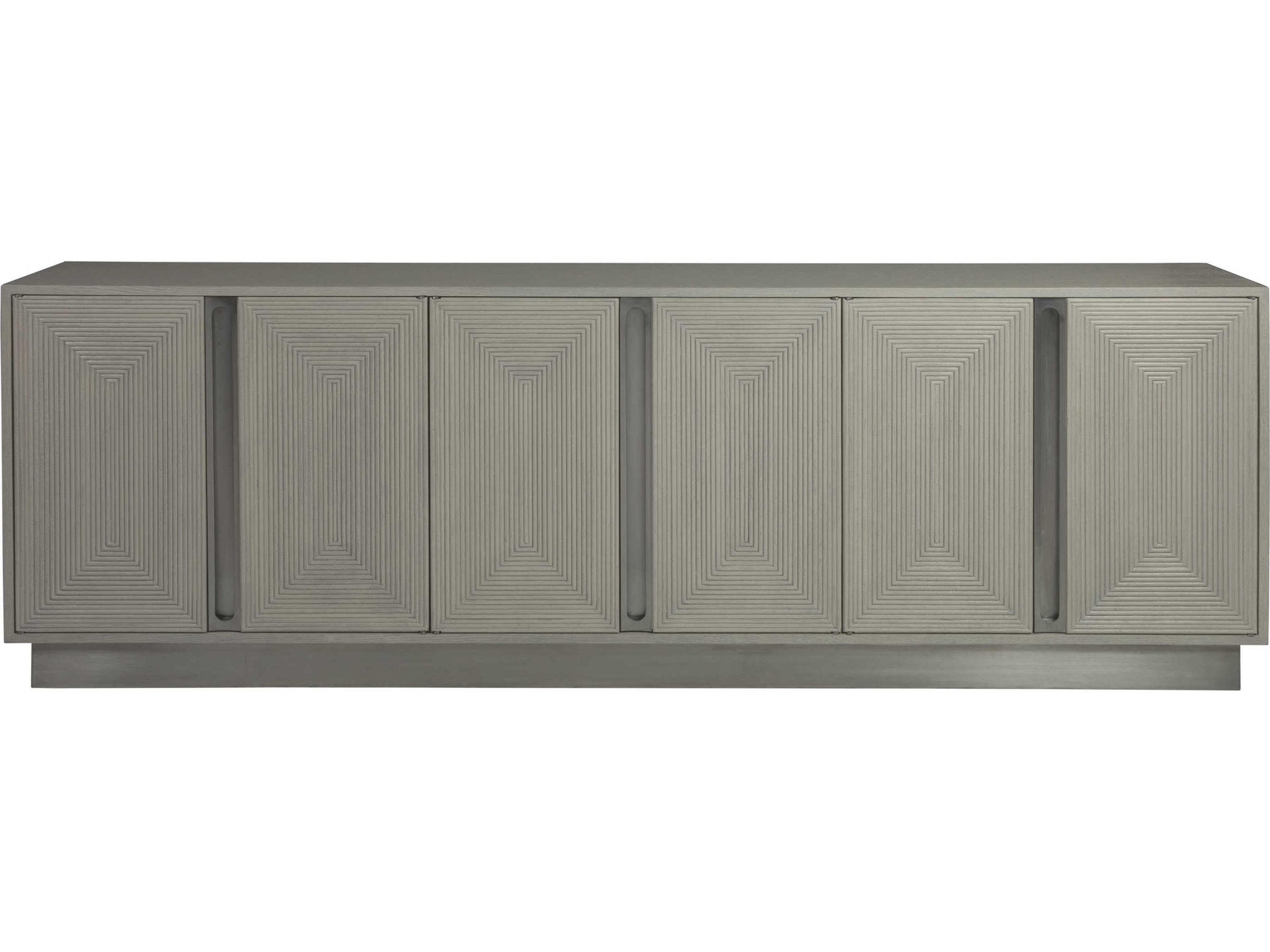 Artistica Gradient 101" Antiqued White Media Console