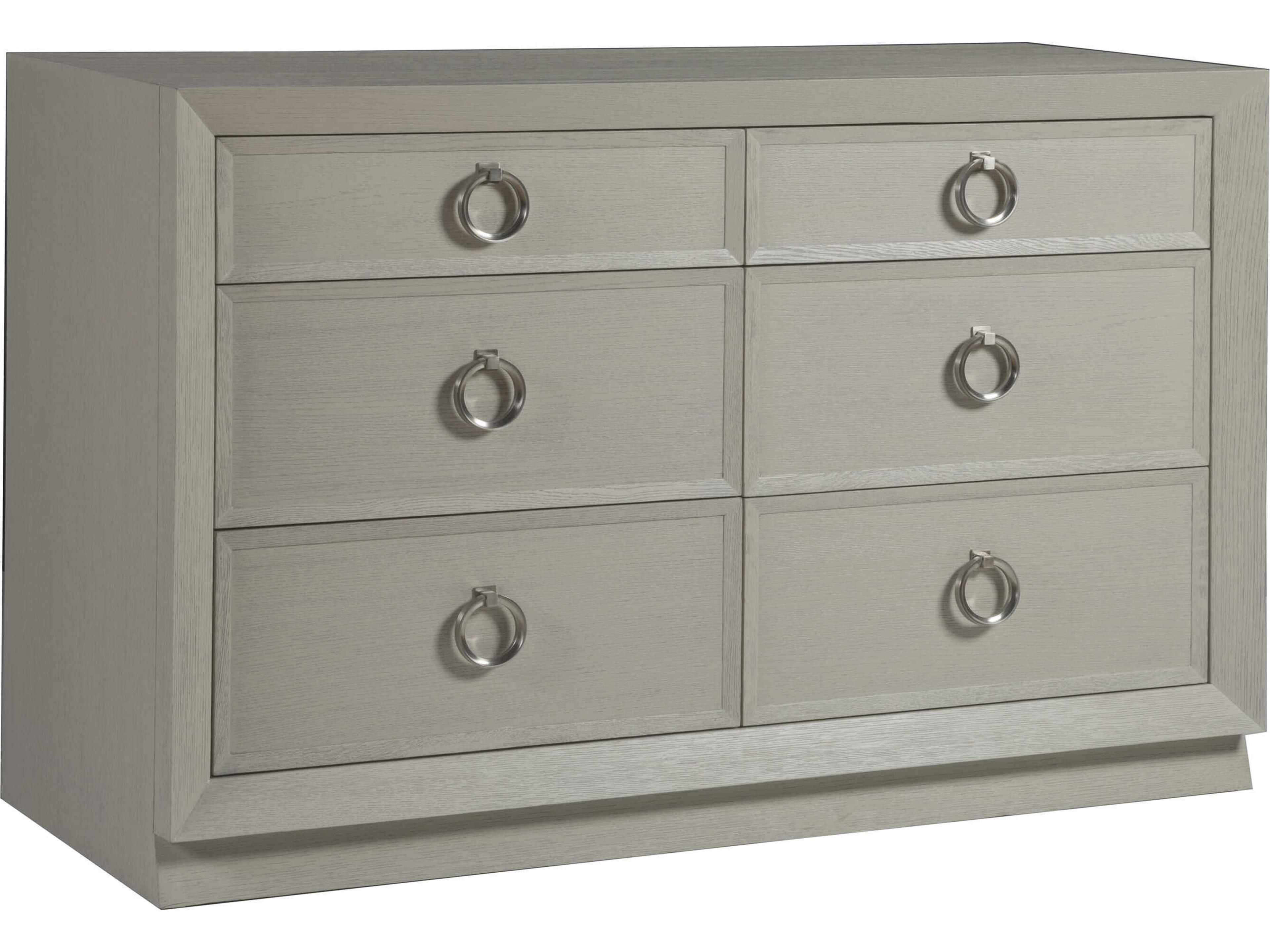 Zeitgeist 6-Drawers Gray Double Dresser