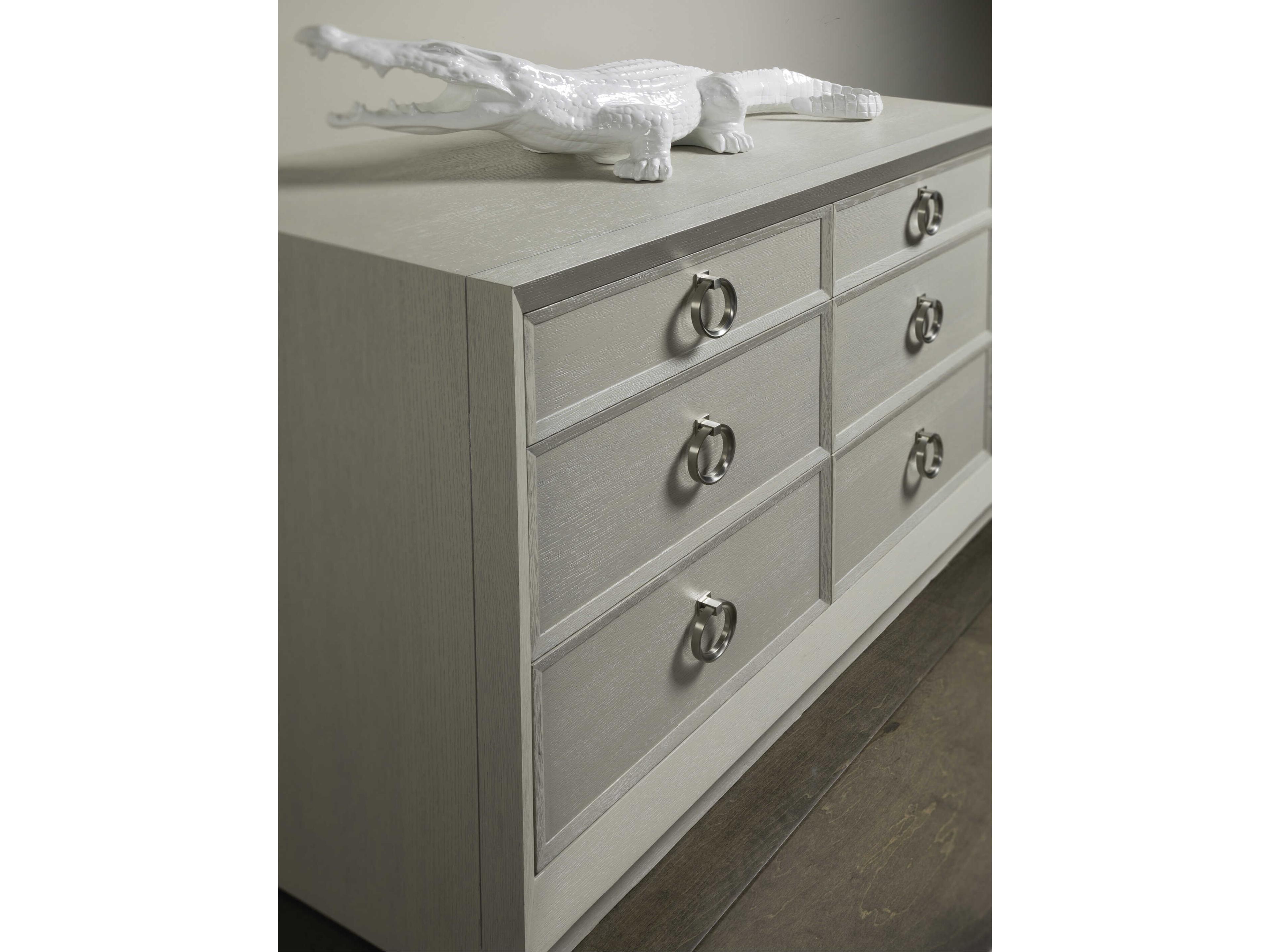Artistica Zeitgeist 6-Drawers Gray Double Dresser