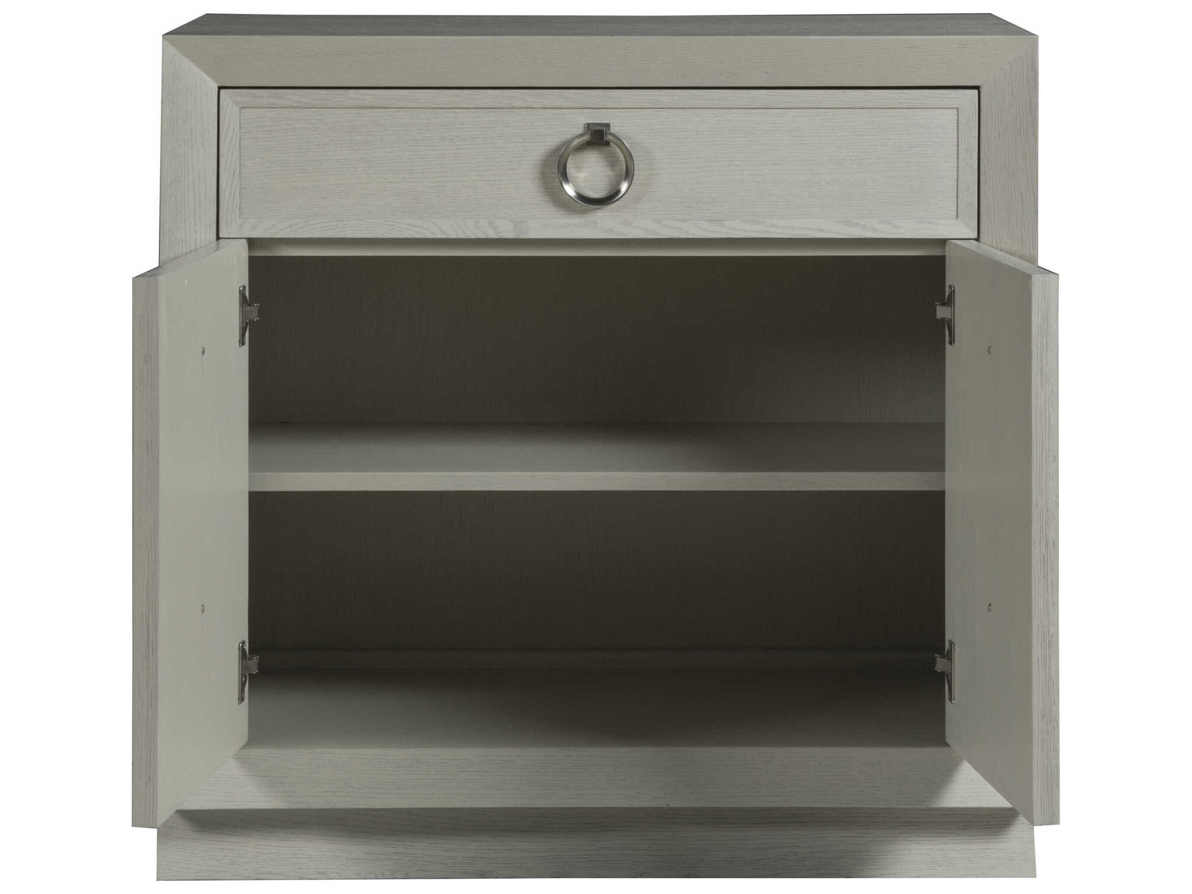 Artistica Zeitgeist Antiqued White Gray Accent Chest