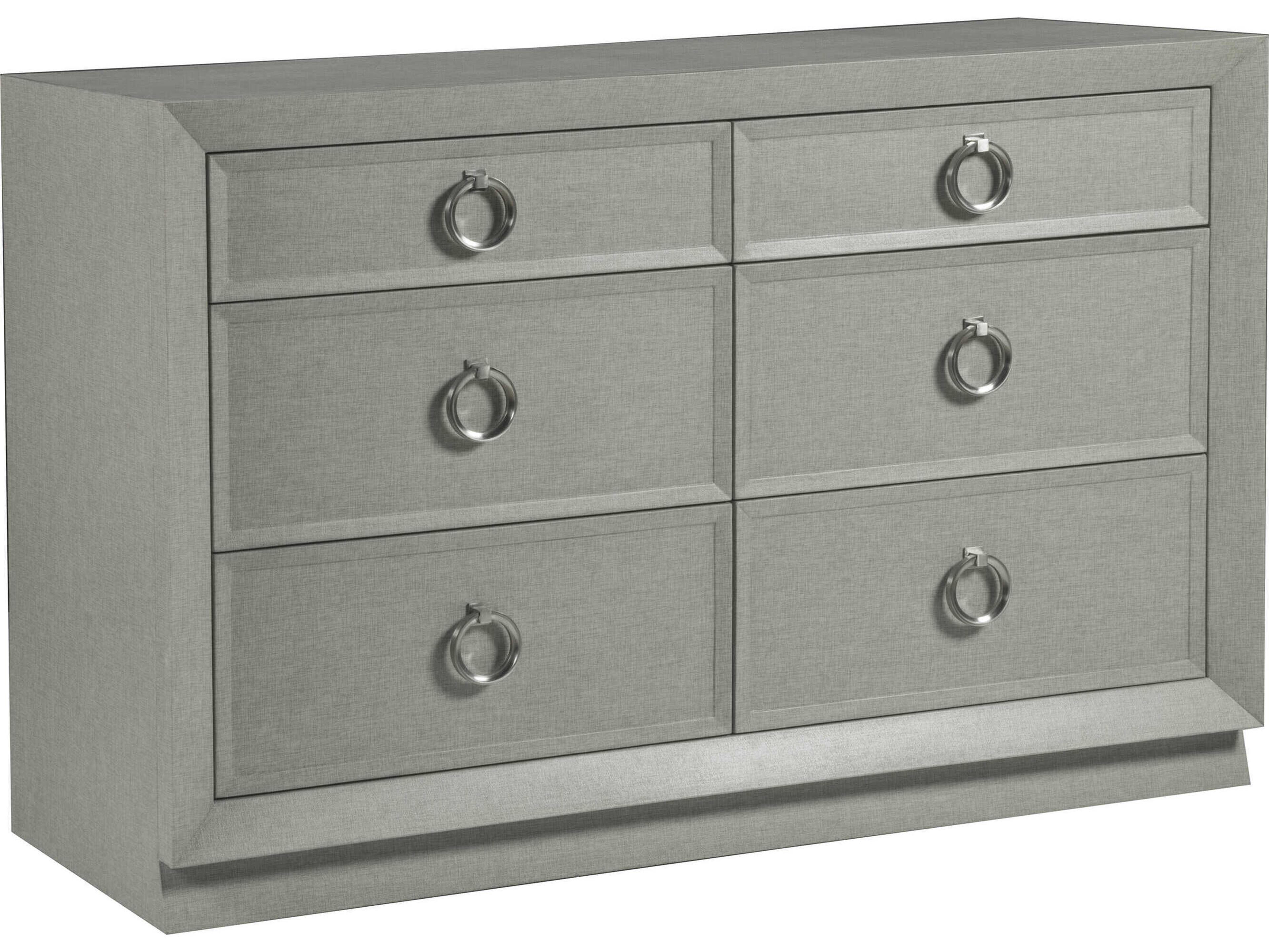 Zeitgeist 6-Drawers Gray Double Dresser