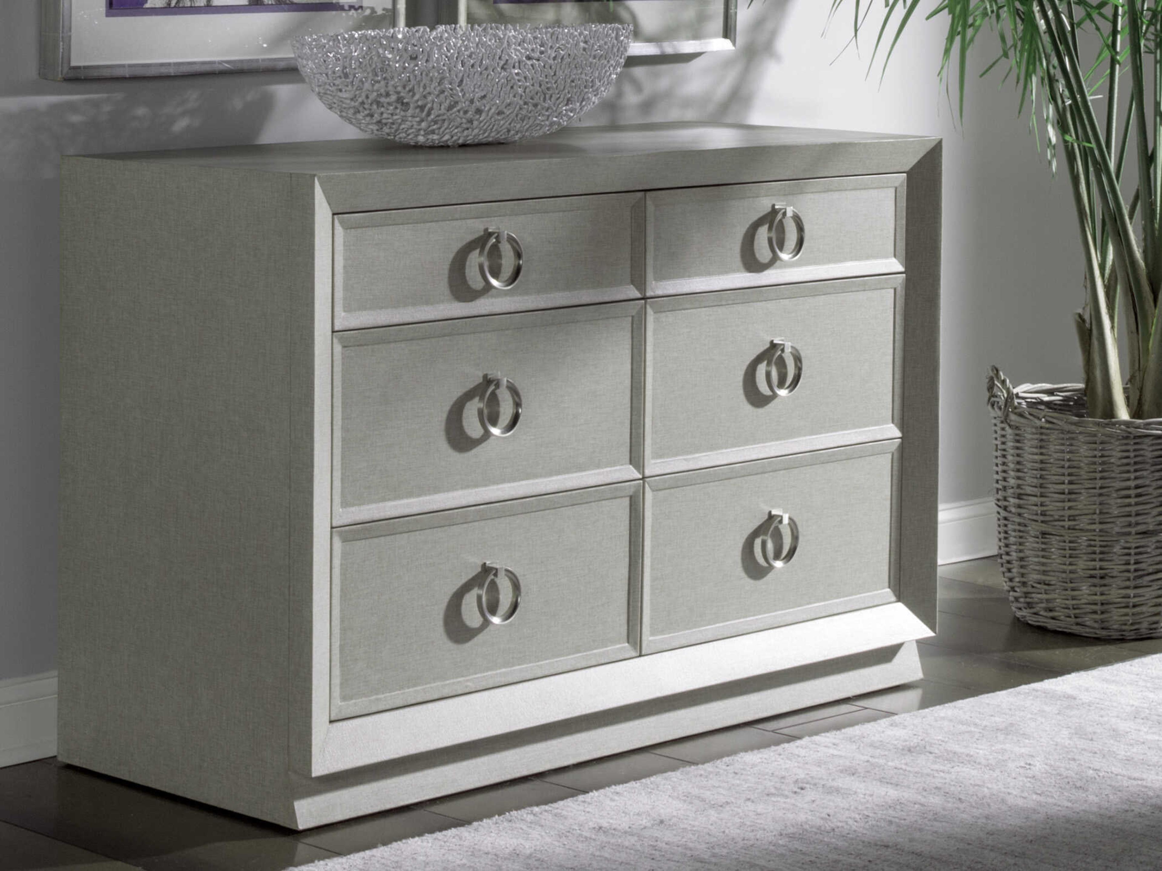 Artistica Zeitgeist 6-Drawers Gray Double Dresser