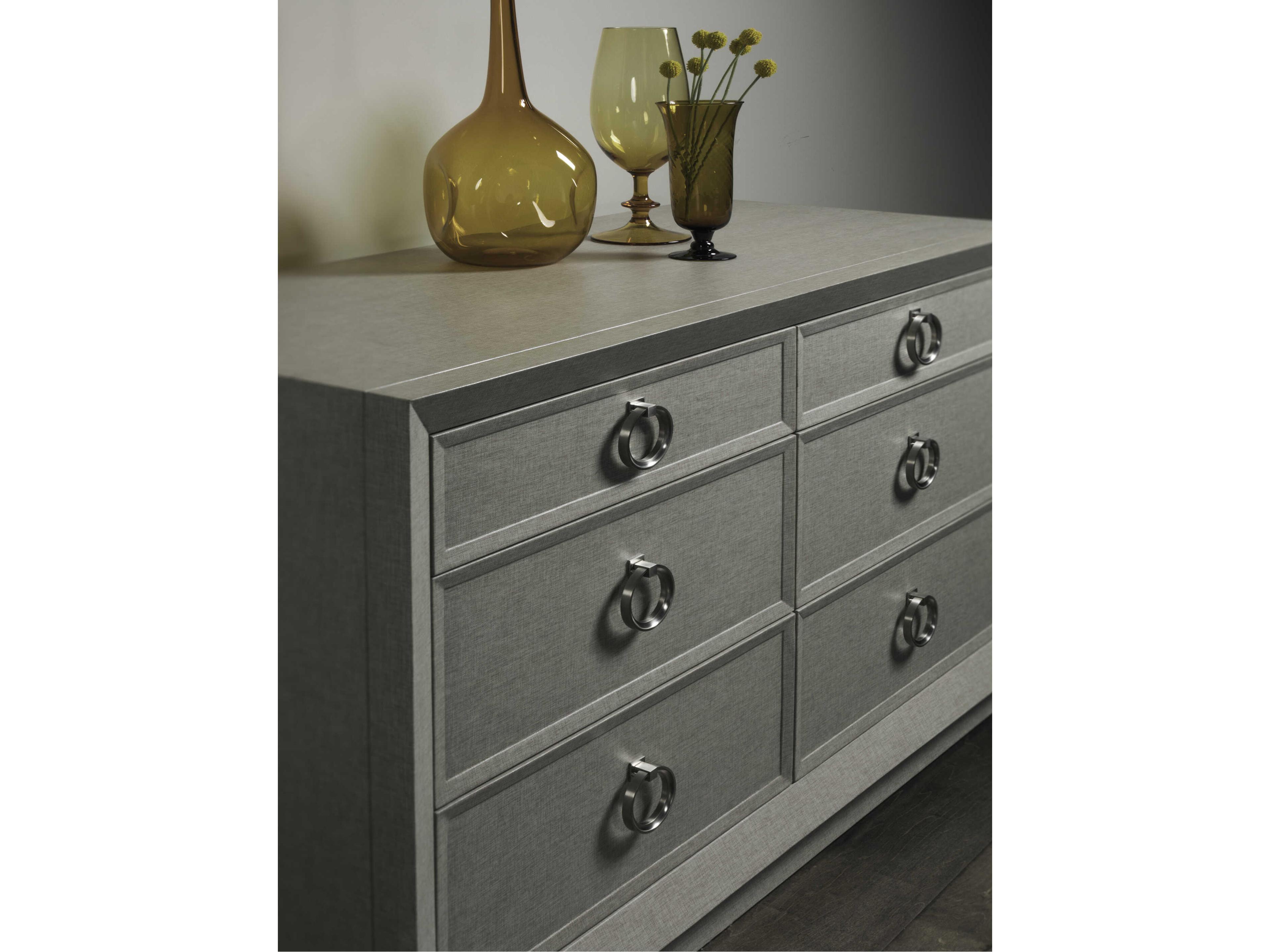 Artistica Zeitgeist 6-Drawers Gray Double Dresser
