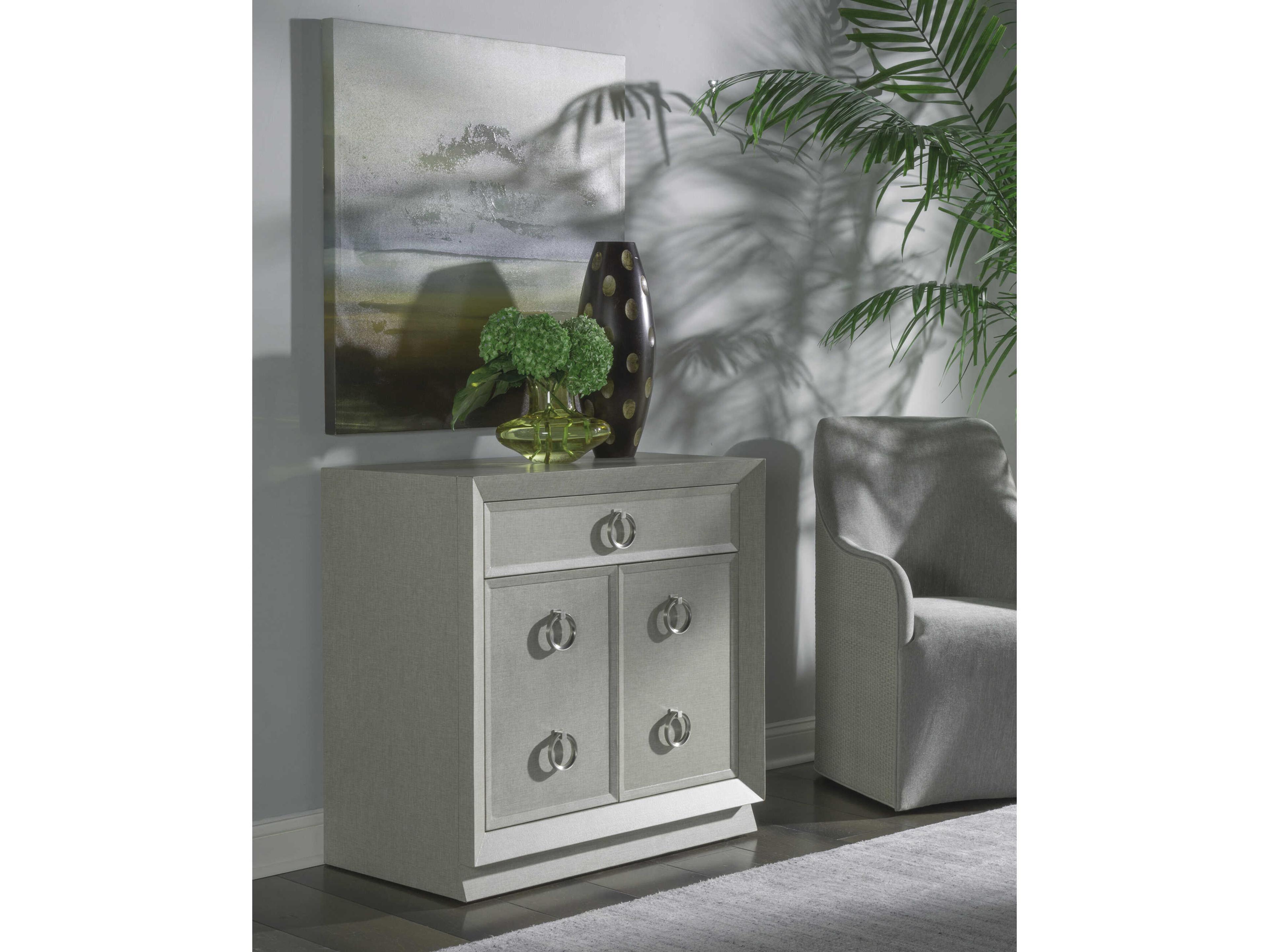 Artistica Zeitgeist Antique Linen Gray Accent Chest