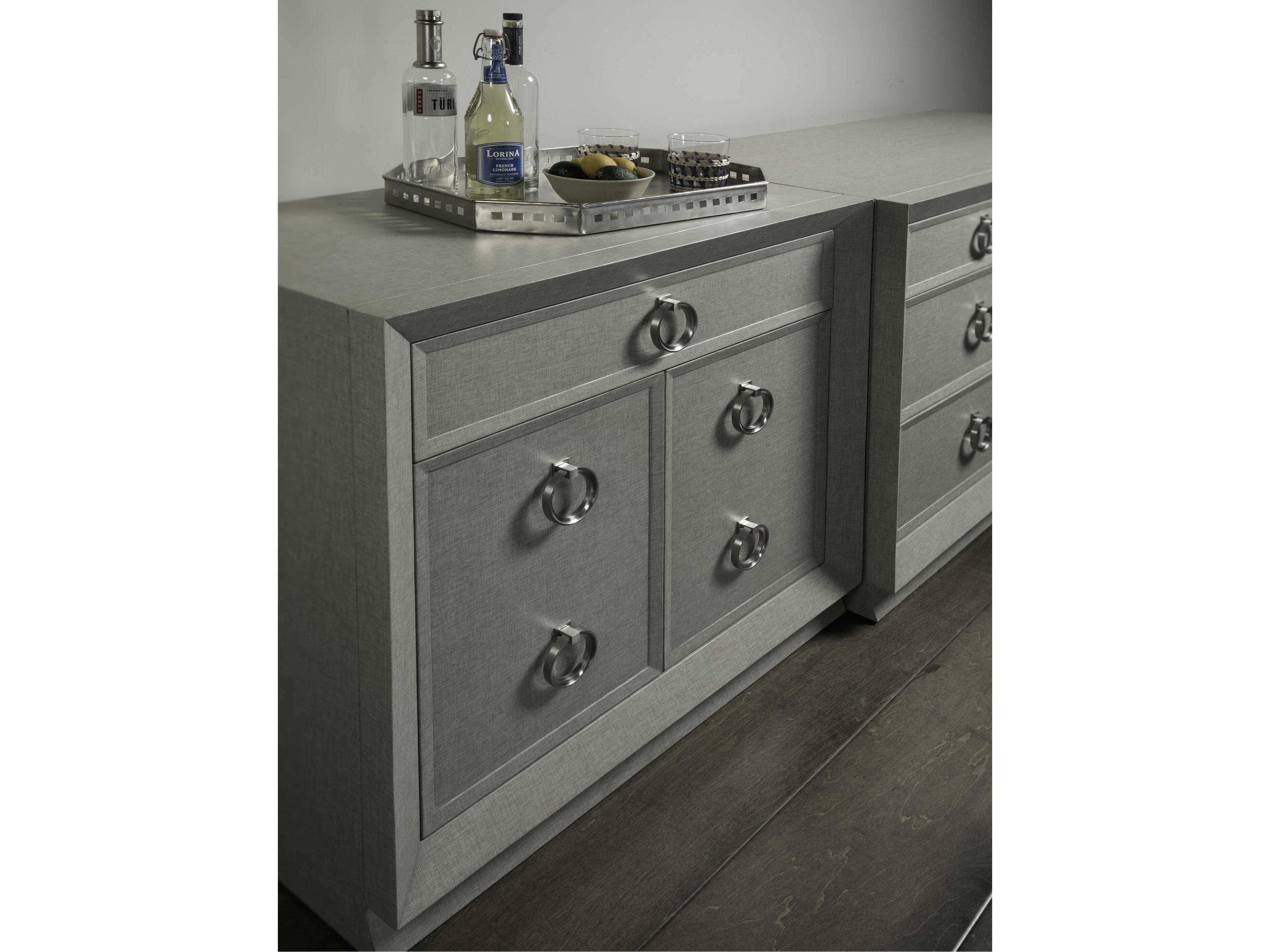 Artistica Zeitgeist Antique Linen Gray Accent Chest
