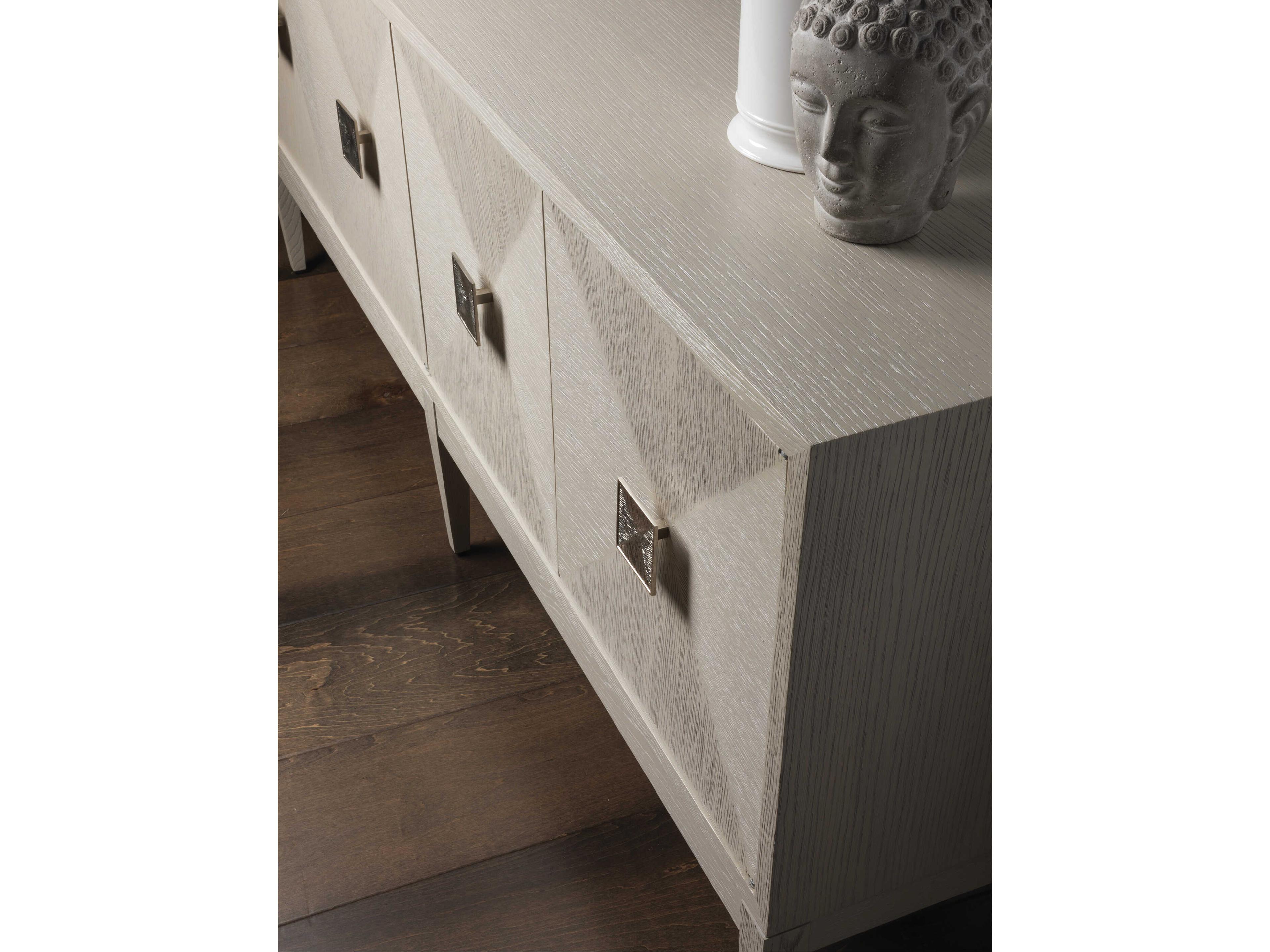 Artistica Logan 107" Antiqued White Media Console