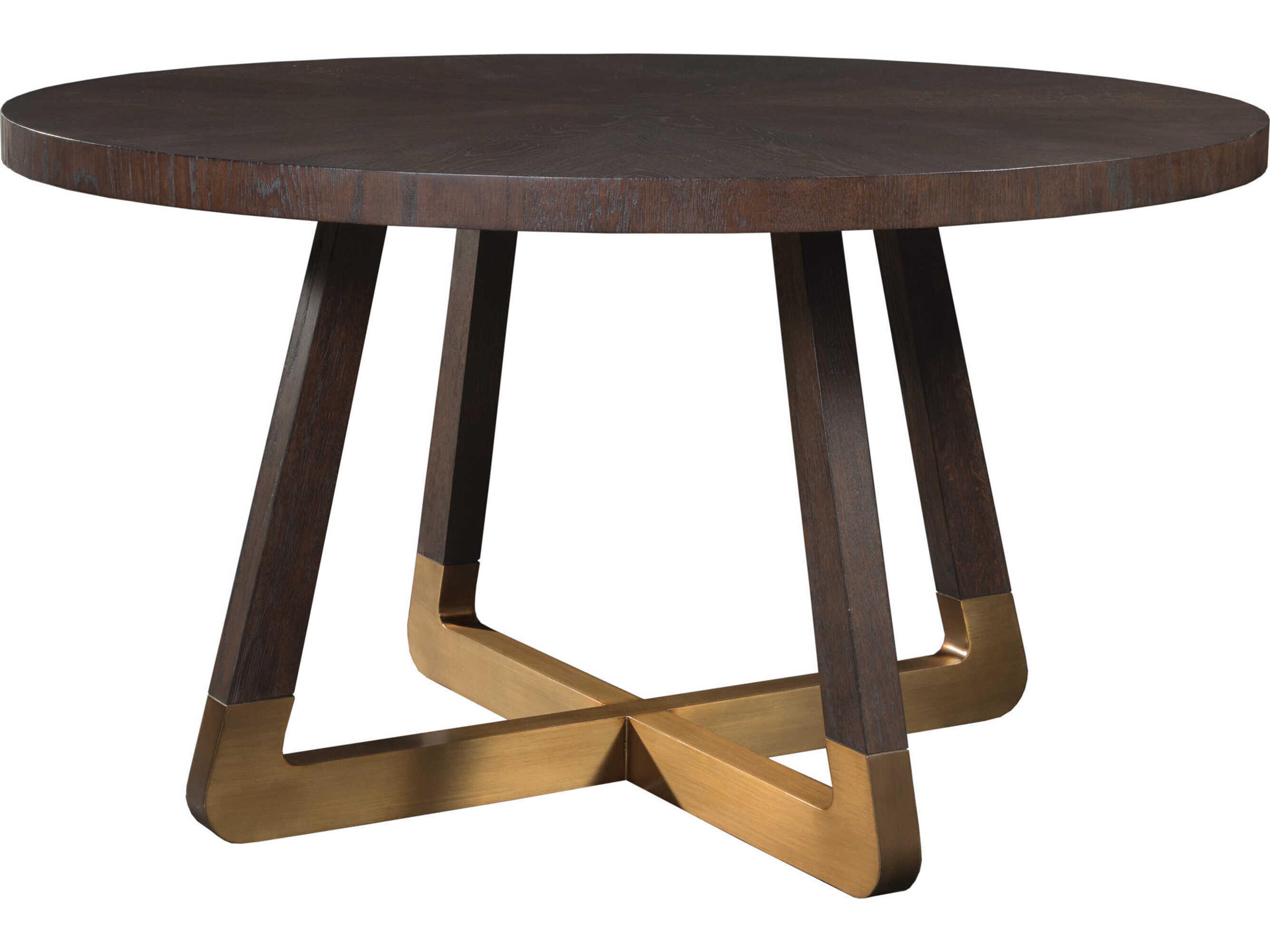 Verbatim Round Wood Dark Brown Dining Table