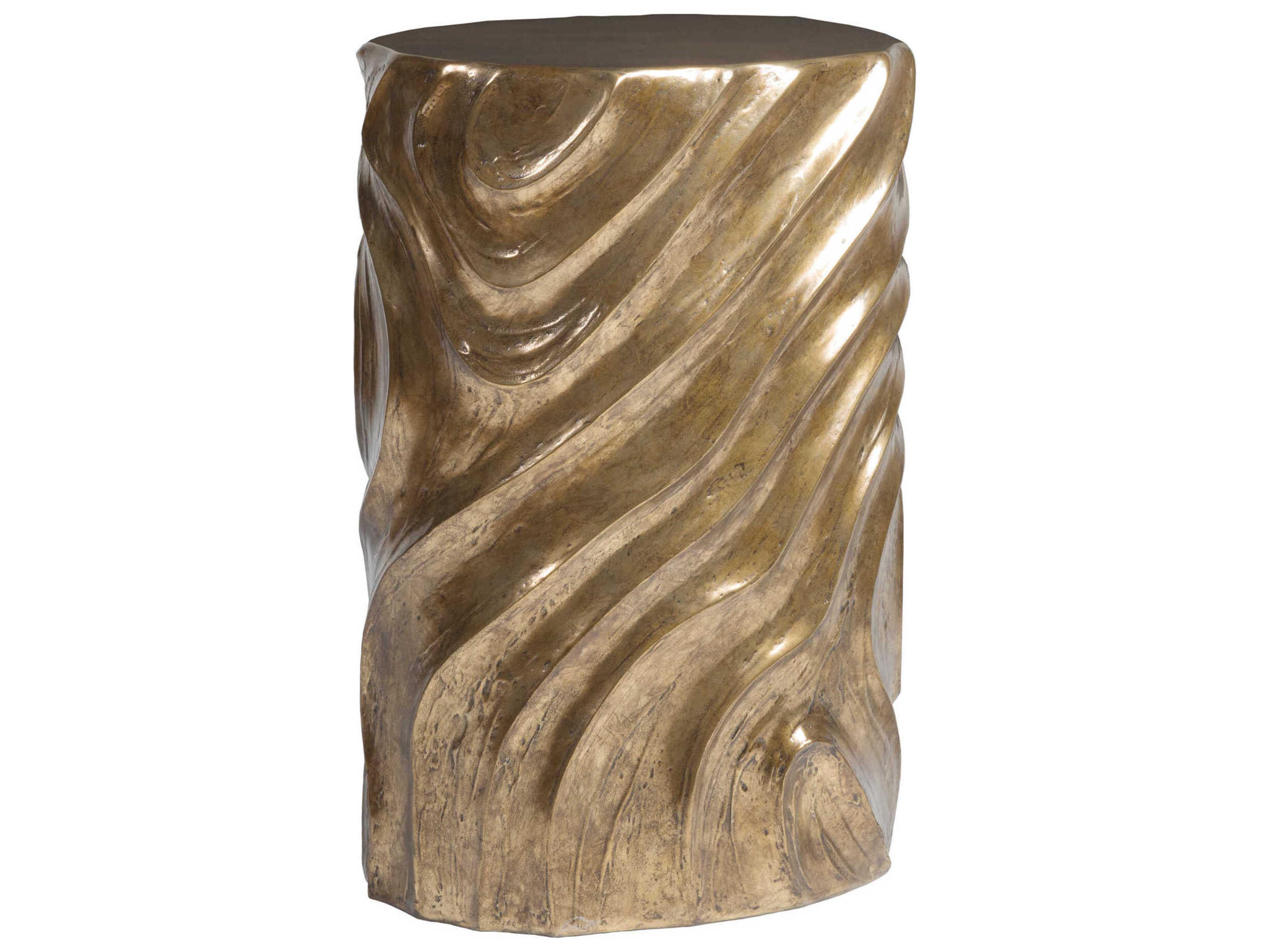 Catalan Metal Bronze End Table