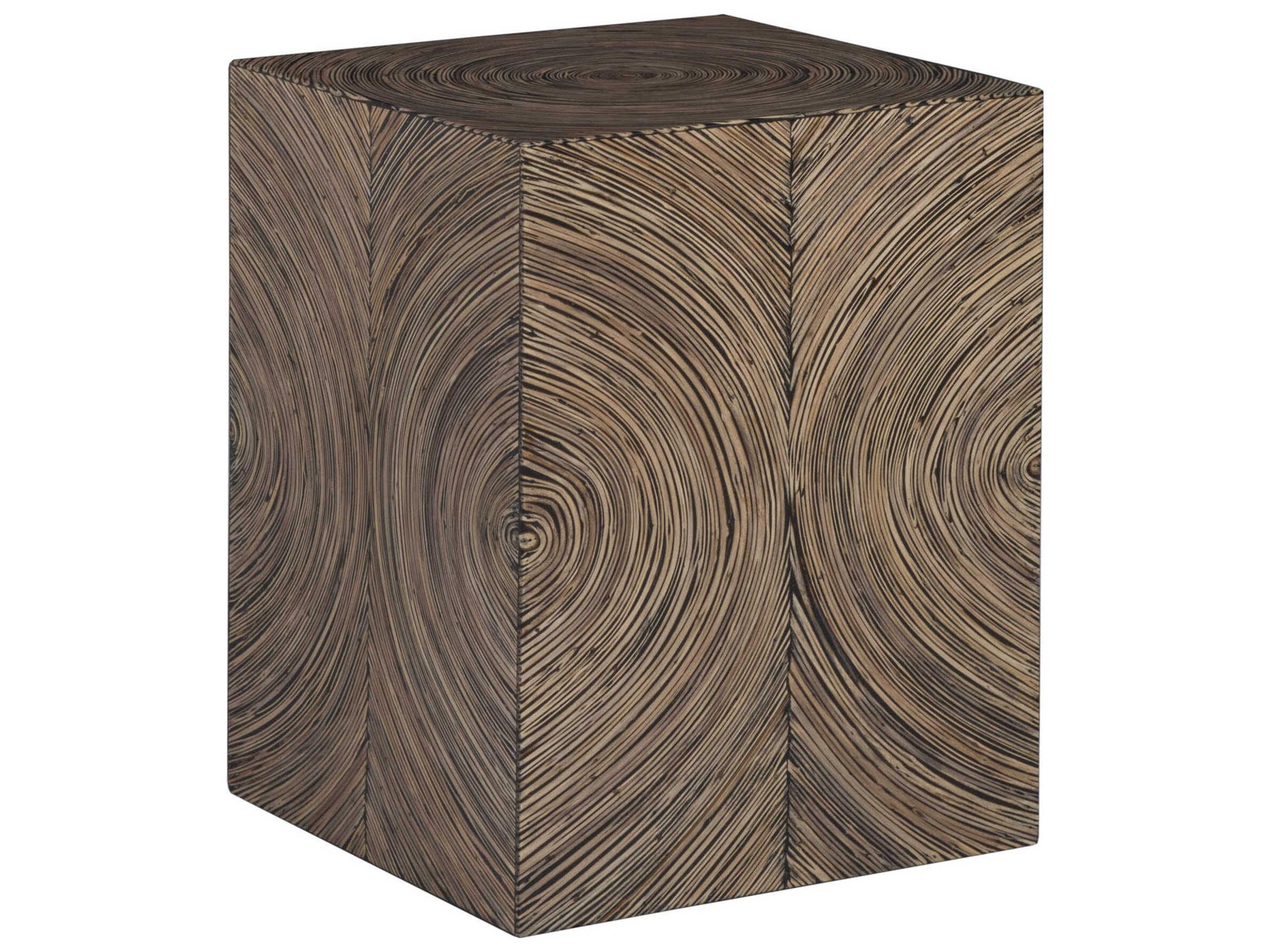 Bora Square Wood Ebony End Table