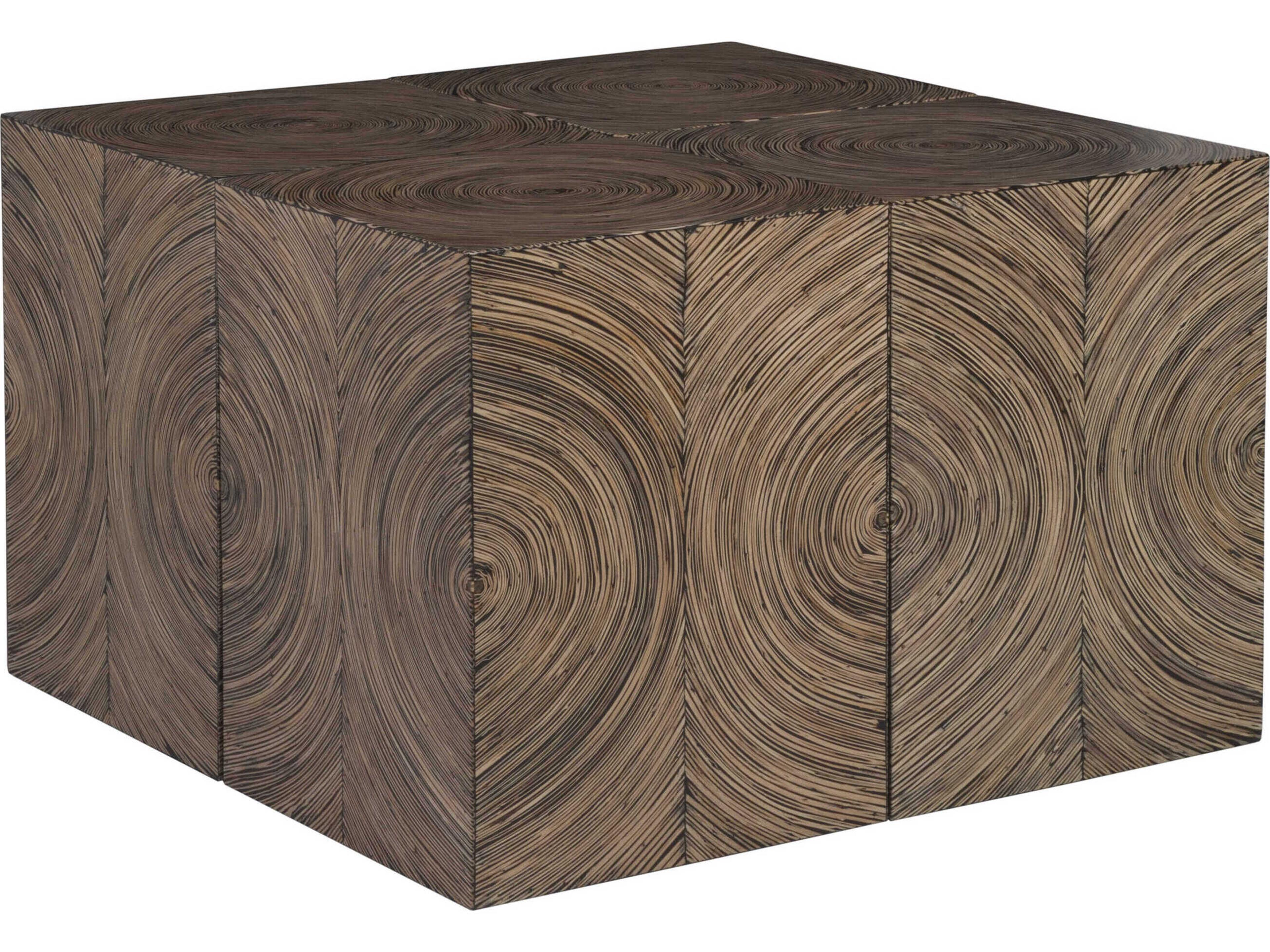 Artistica Bora Square Wood Ebony End Table