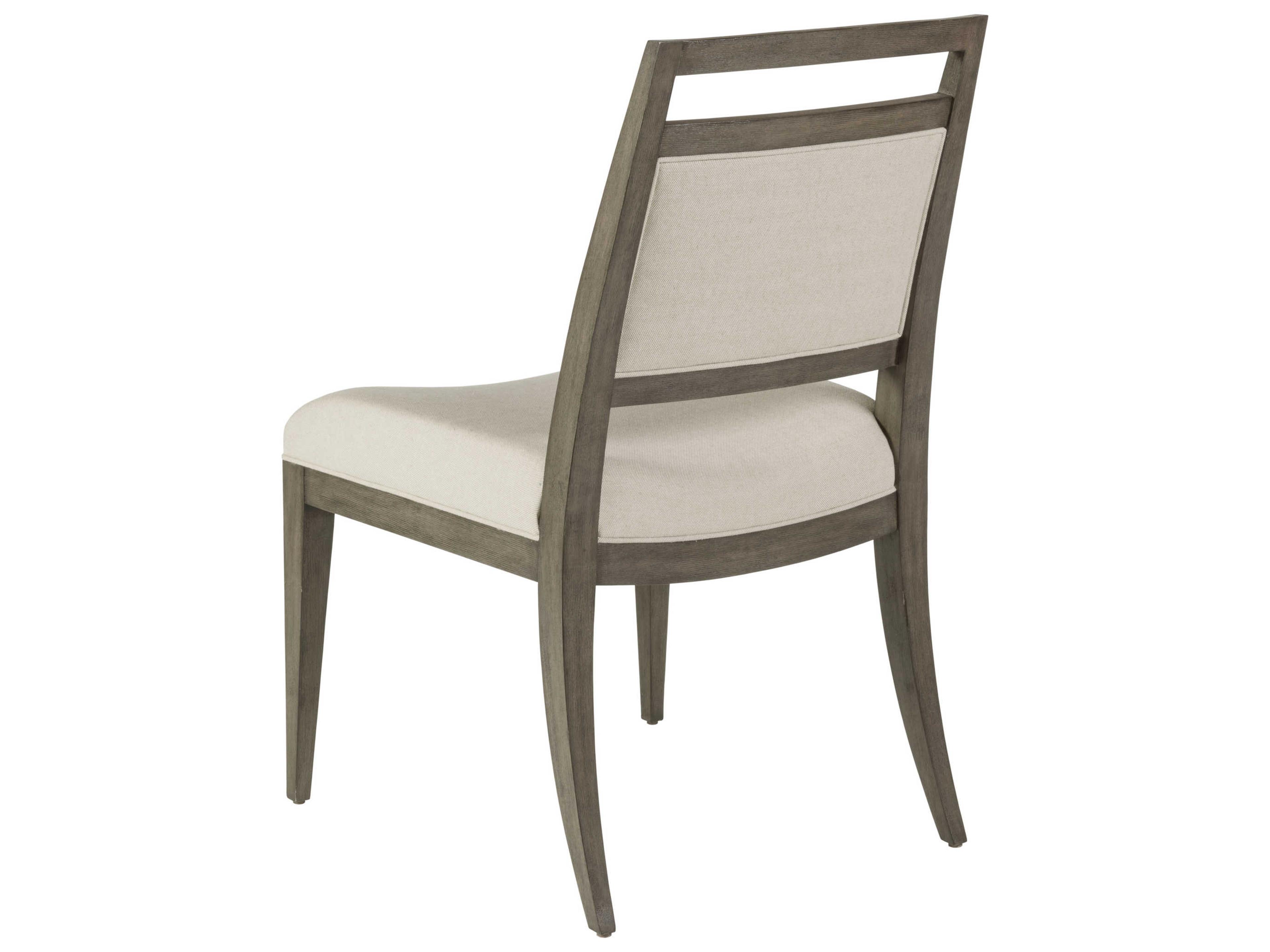 Artistica Cohesion Program Nico Hardwood Gray Upholstered Side Dining Chair