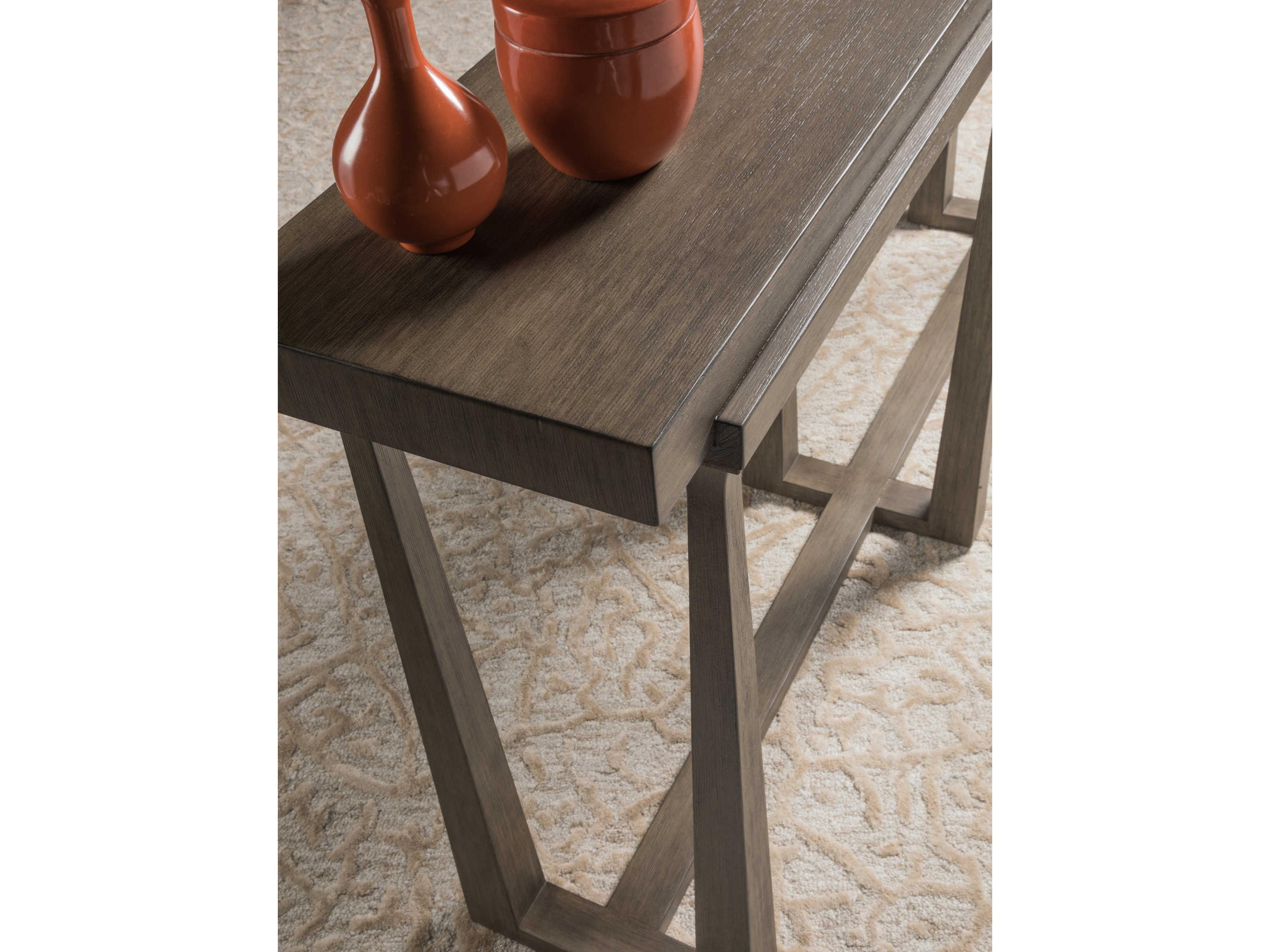 Artistica Cohesion Program Grantland Rectangular Wood Grigio Console Table