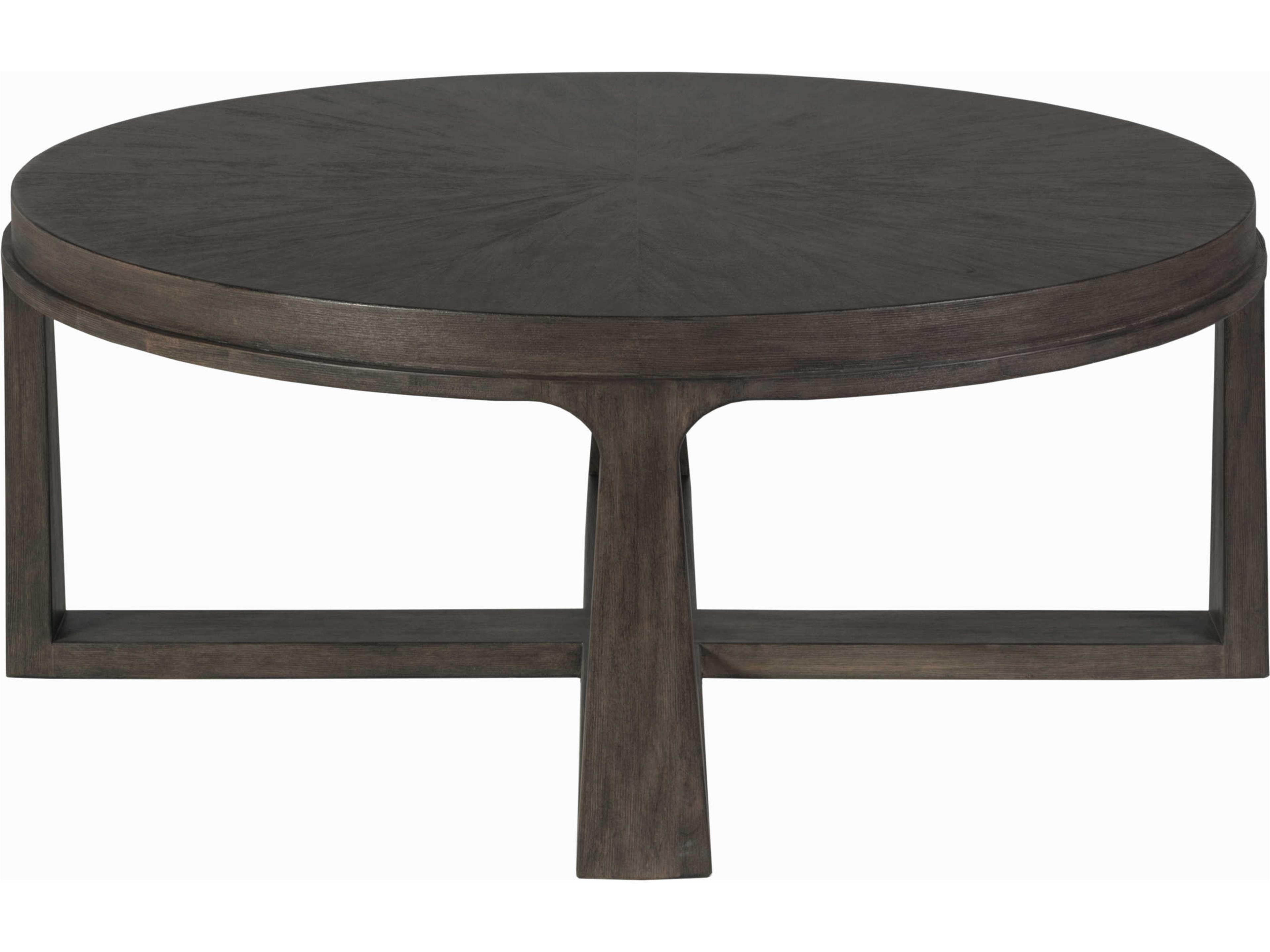 Artistica Cohesion Program Rousseau Round Wood Antico Cocktail Table