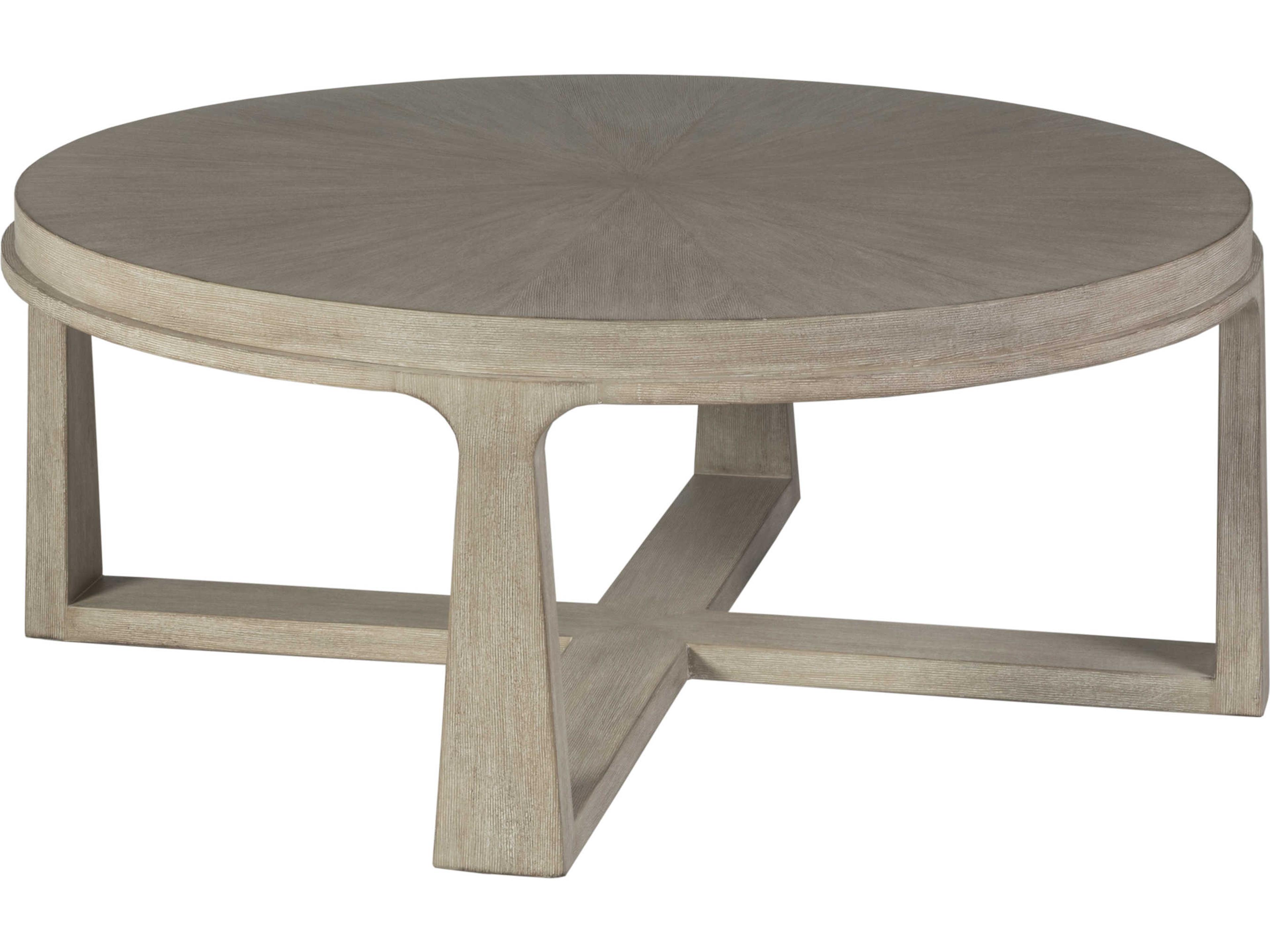 Artistica Cohesion Program Rousseau Round Wood Bianco Cocktail Table