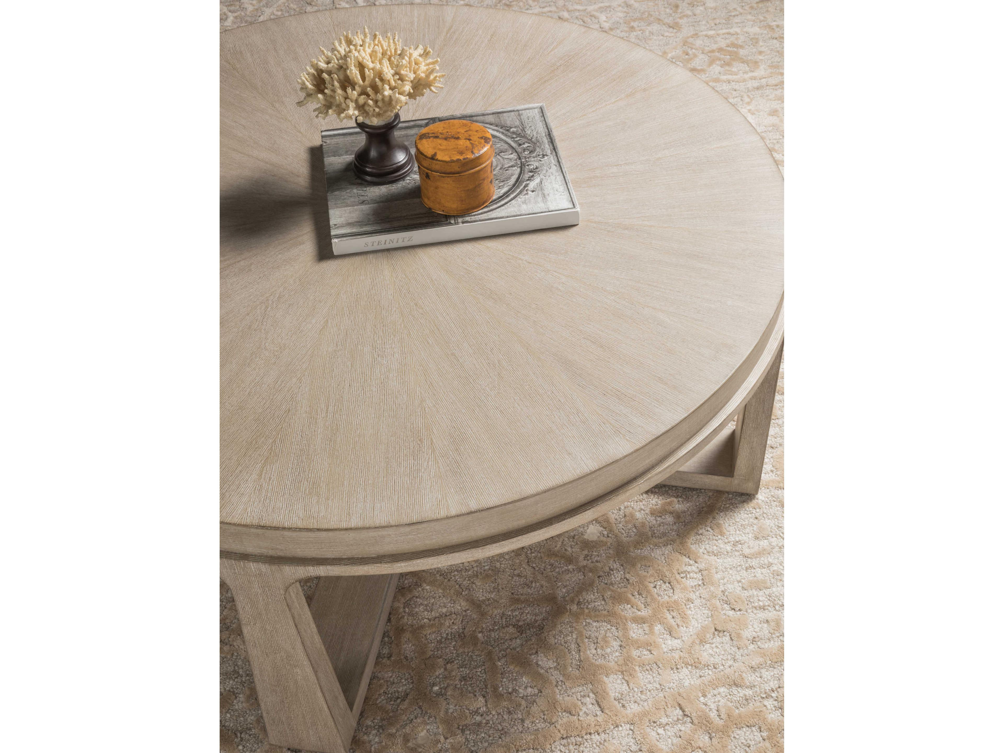 Artistica Cohesion Program Rousseau Round Wood Bianco Cocktail Table