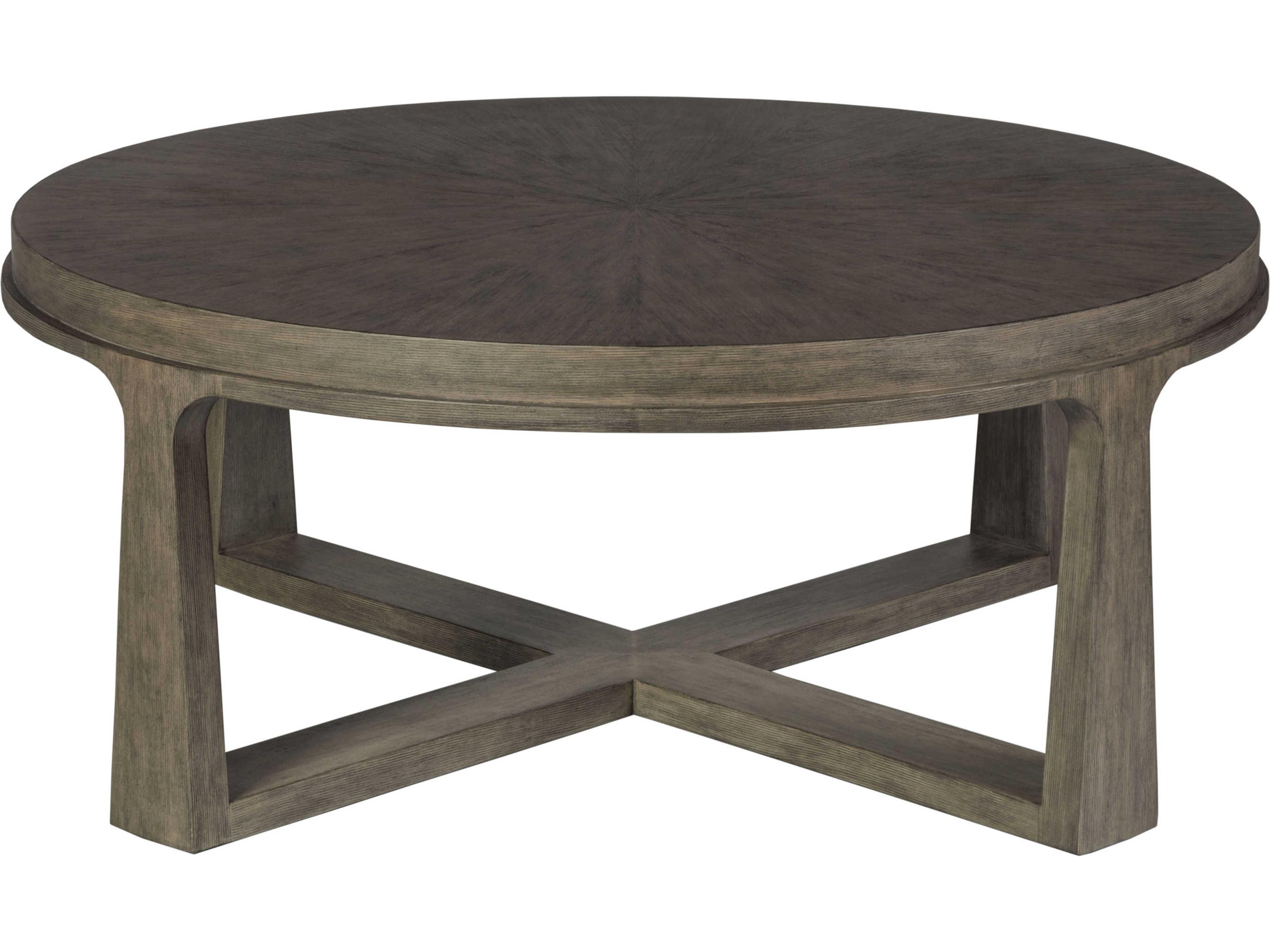 Artistica Cohesion Program Rousseau Round Wood Grigio Cocktail Table