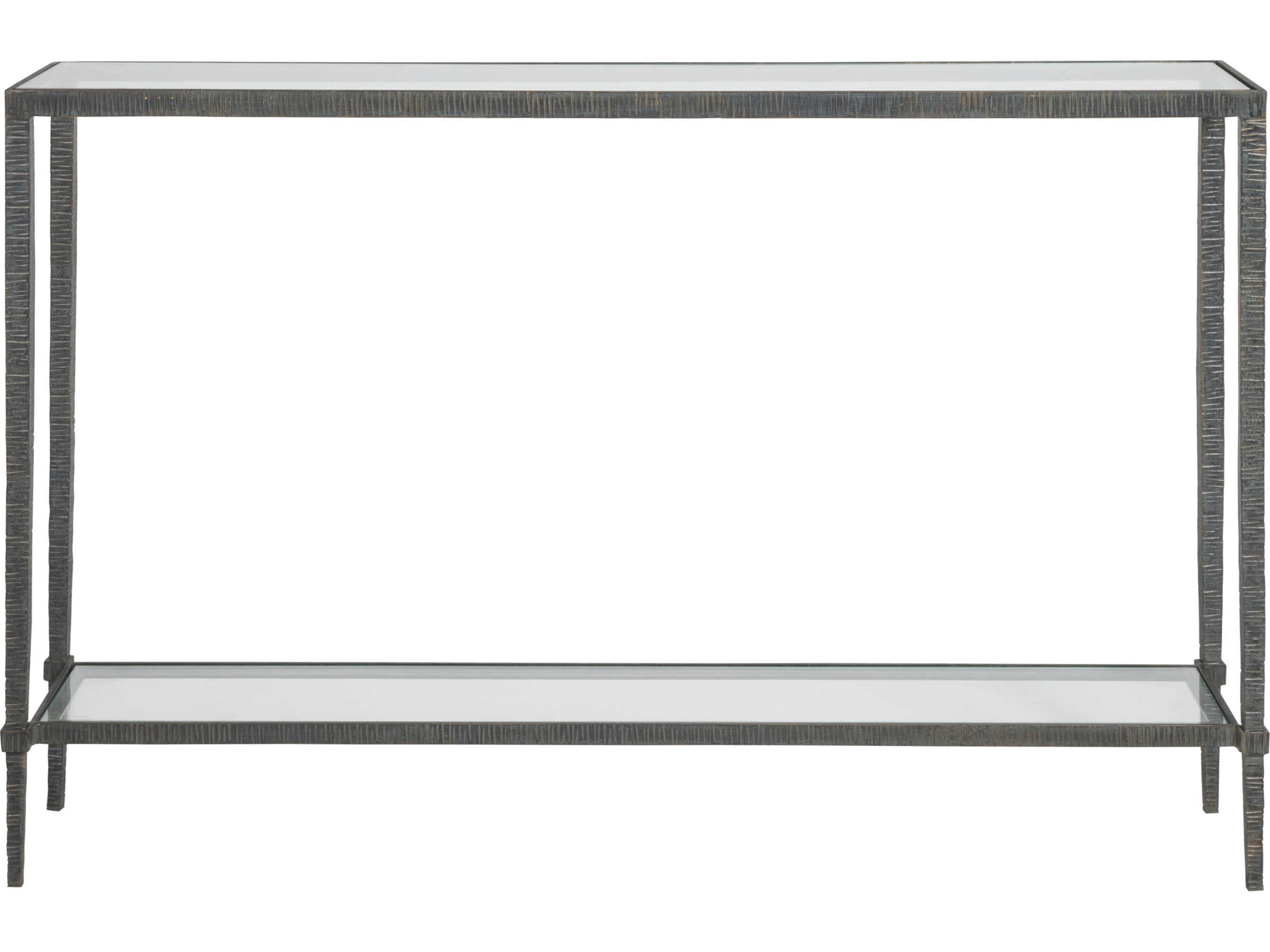 Artistica Metal Designs Claret Rectangular Glass Console Table