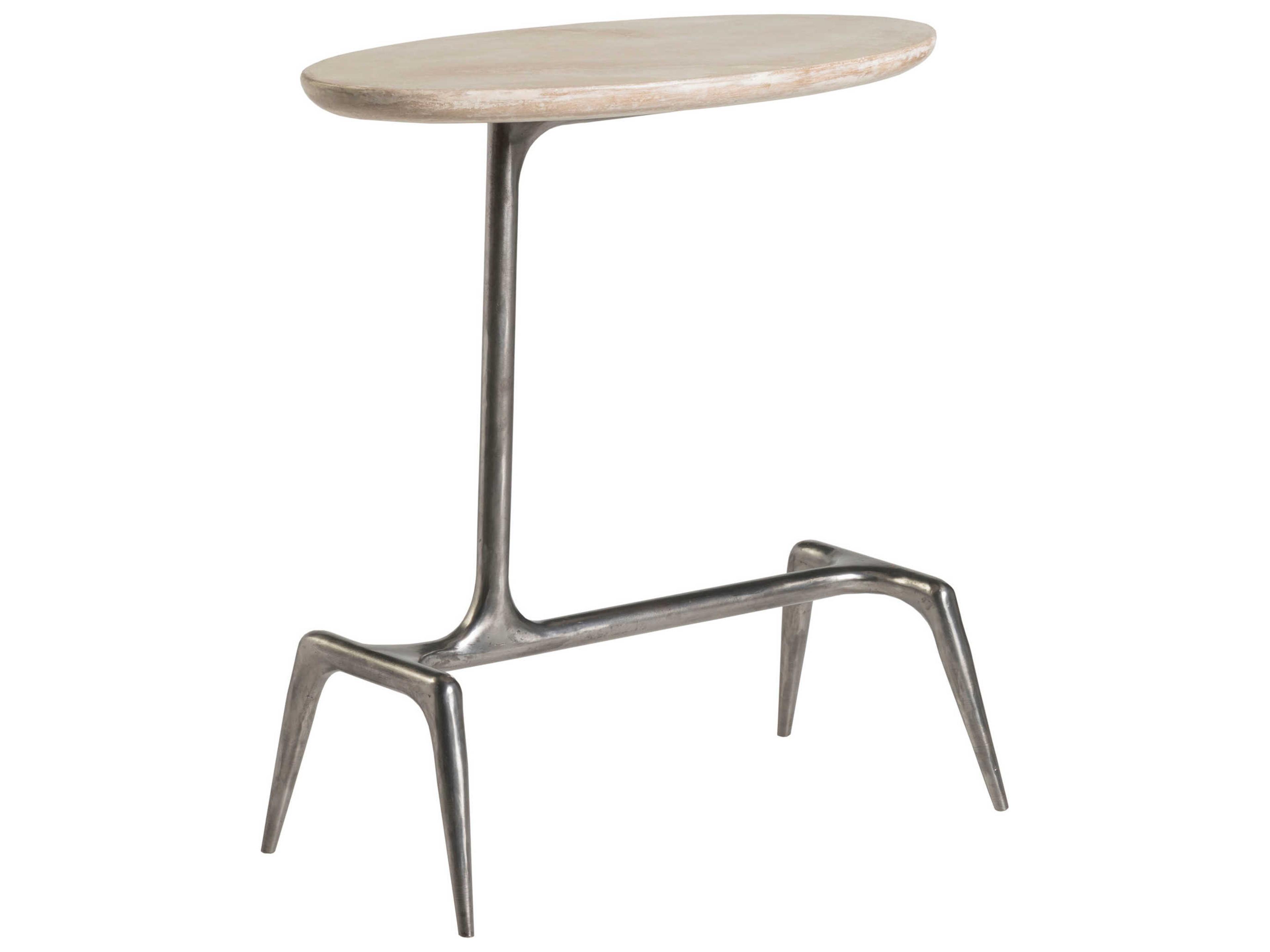 Signature Designs Wilder Oval Stone End Table