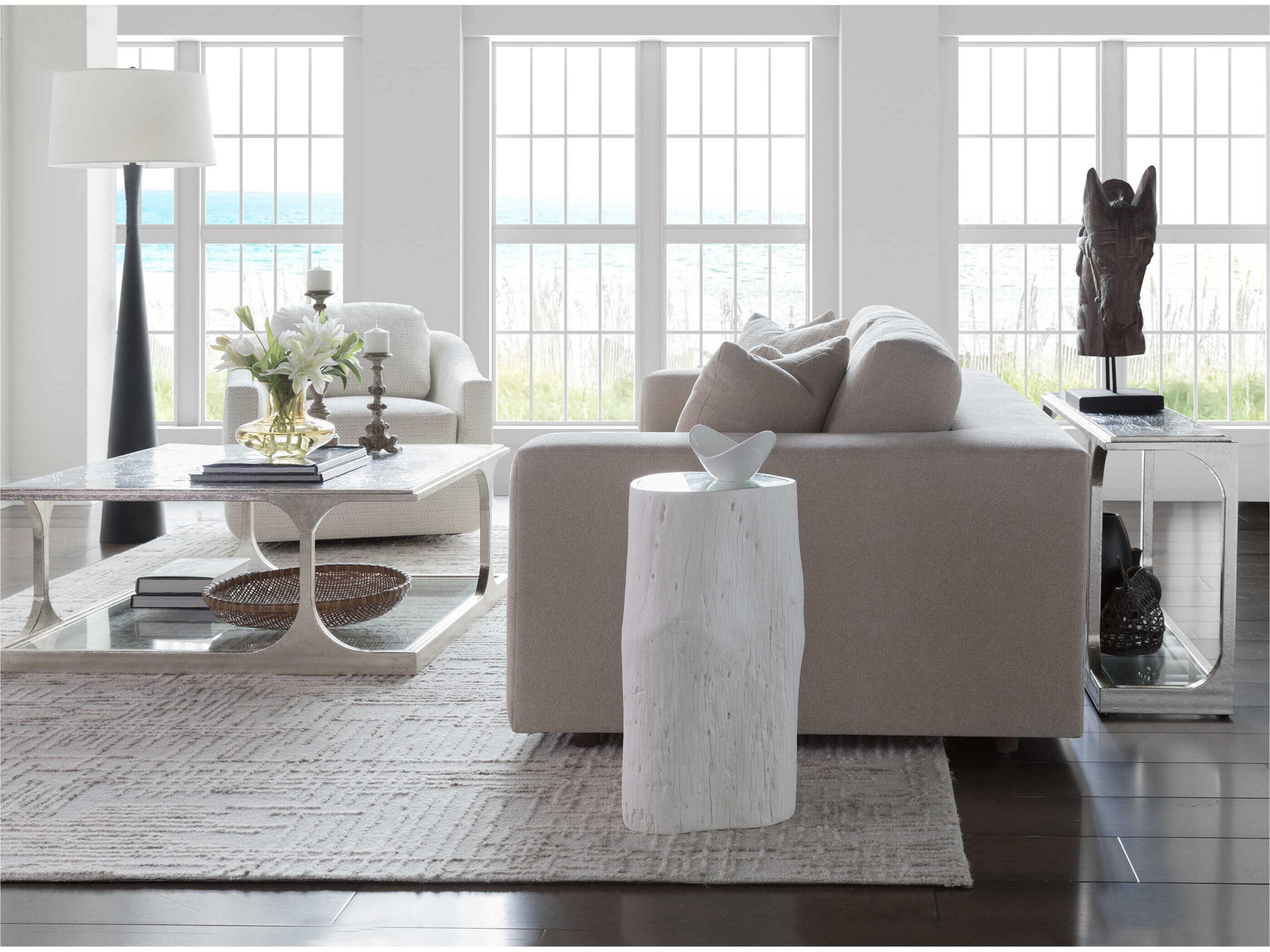 Artistica Signature Designs Glass Capitola End Table