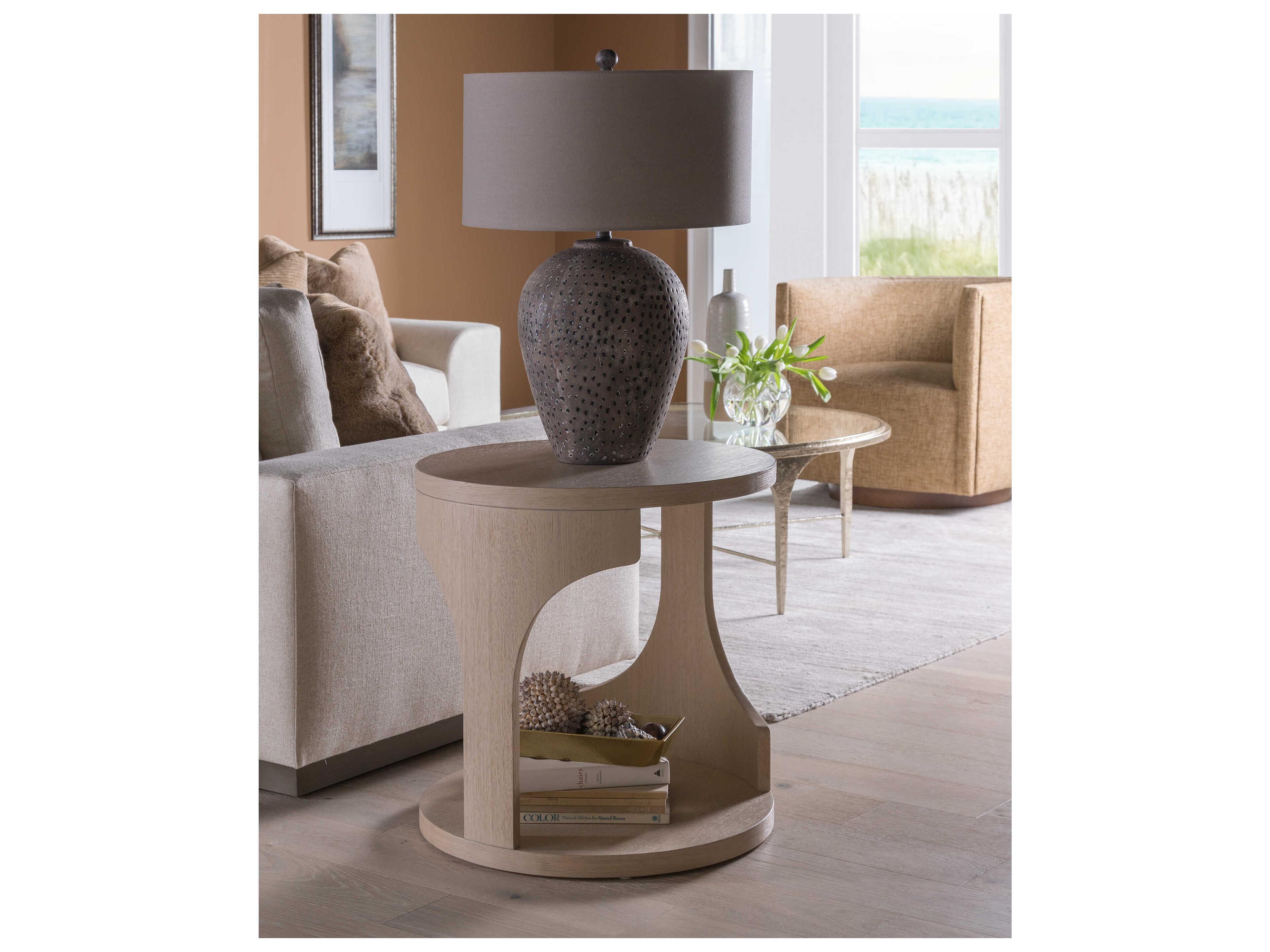 Artistica Signature Designs Round Wood St Ives End Table